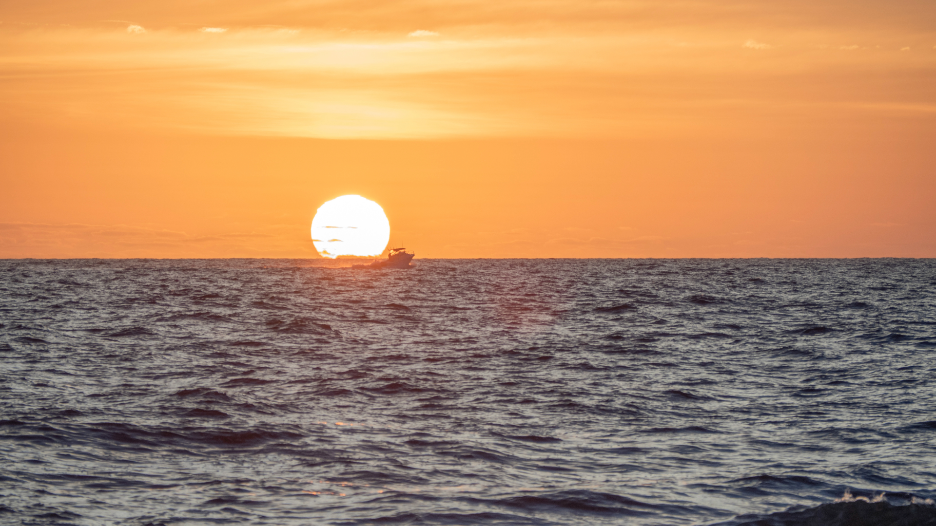 Boating Bethany Beach At Sunset