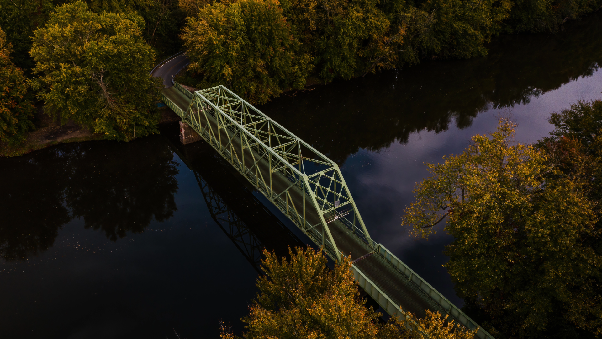 Maryland Bridge In Autumn