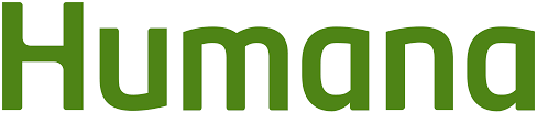 Humana logo with green text on a white background.
