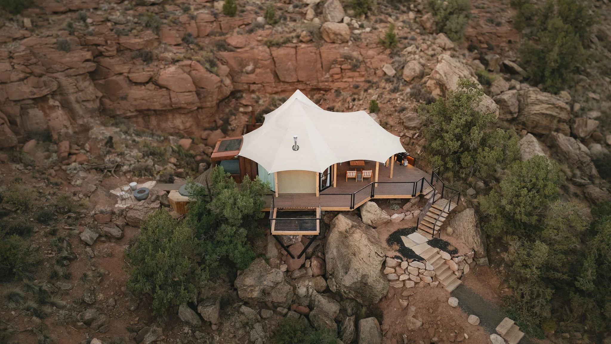 open sky zion glamping lifestyle