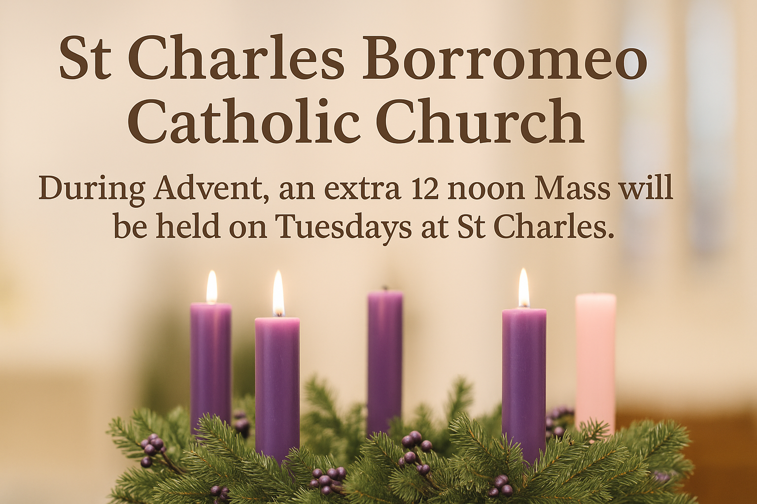 Advent Extra Services at Saint Charles 