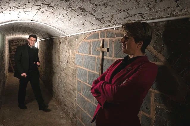 Emma HArdy MO with Fr Phil Cunnah