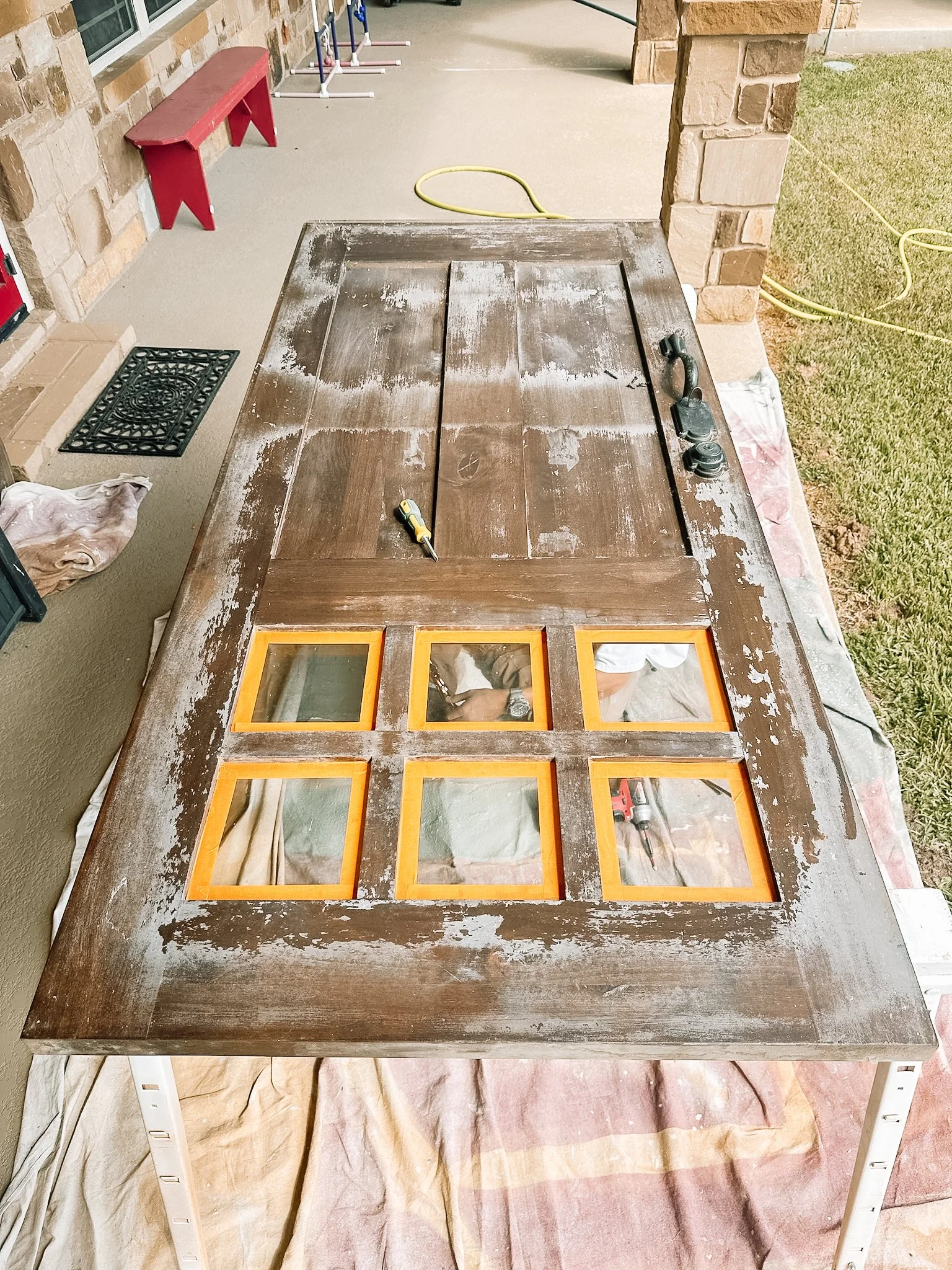 We paint doors, taking the time to ensure that everything looks perfect on your San Antonio home.