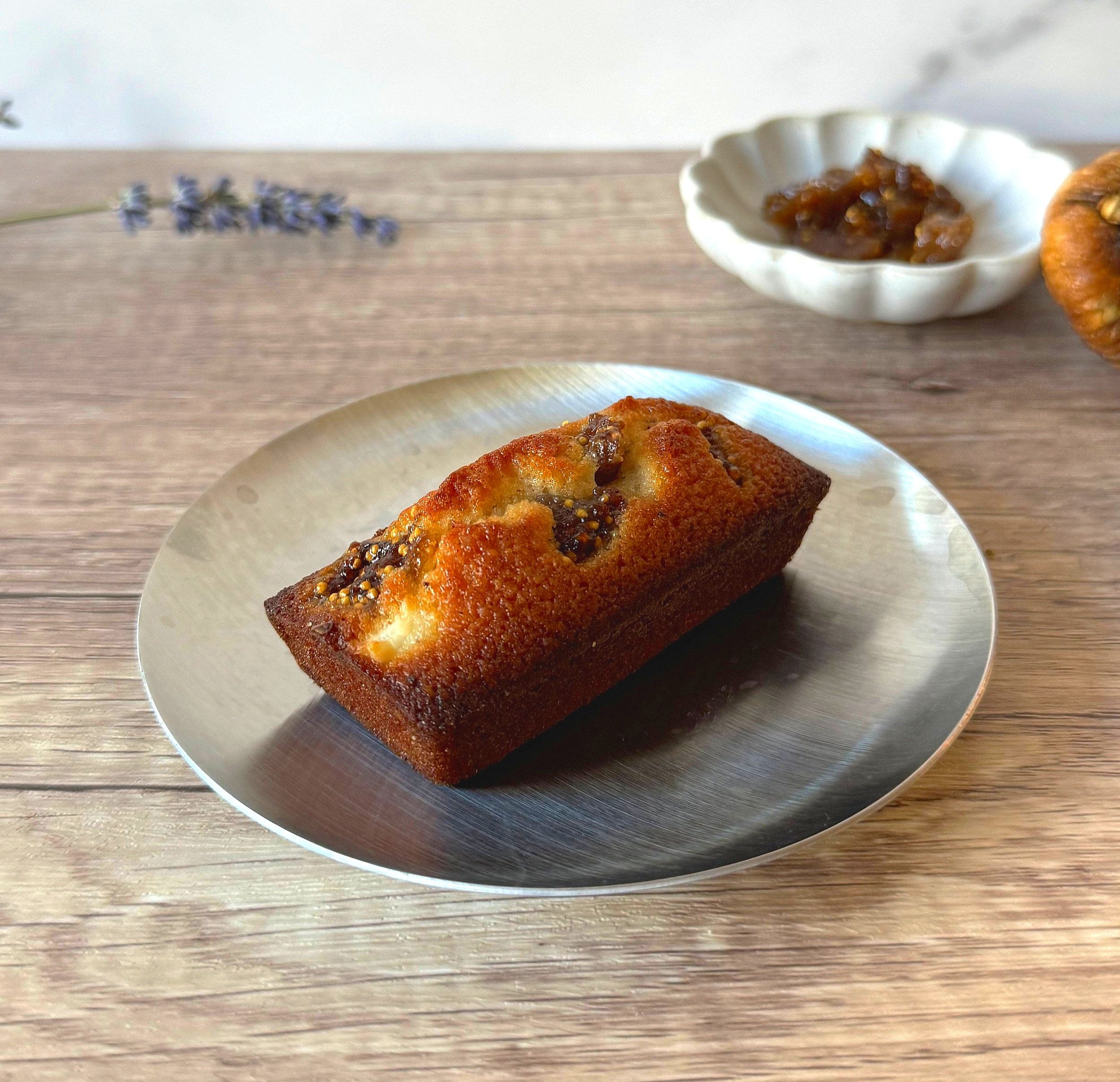 Fig Cream Cheese Financier