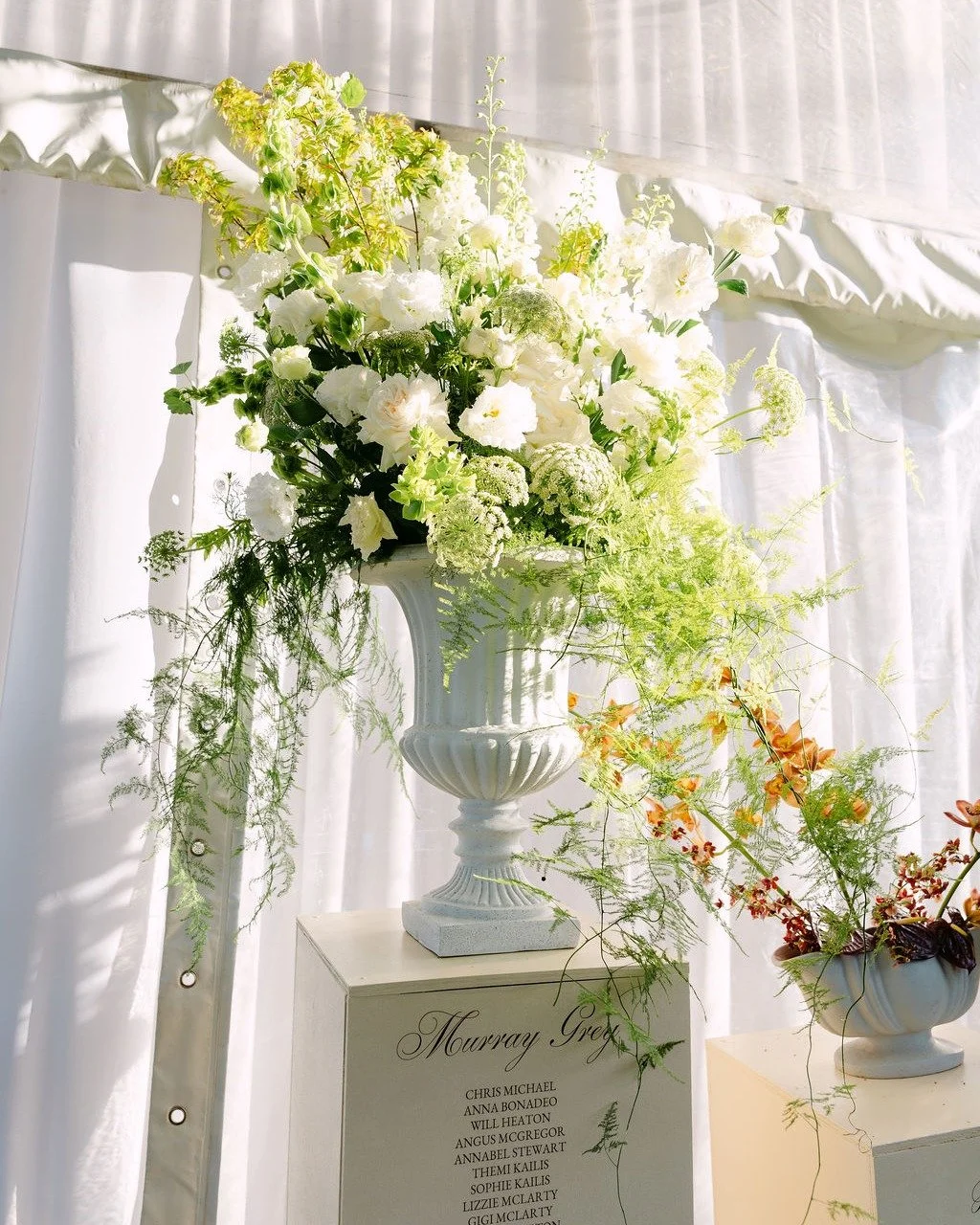 Seating chart florals stood proudly for all to see. 

Photo @curatedst 

 #perthweddings #gardenstylewedding #perthbrides