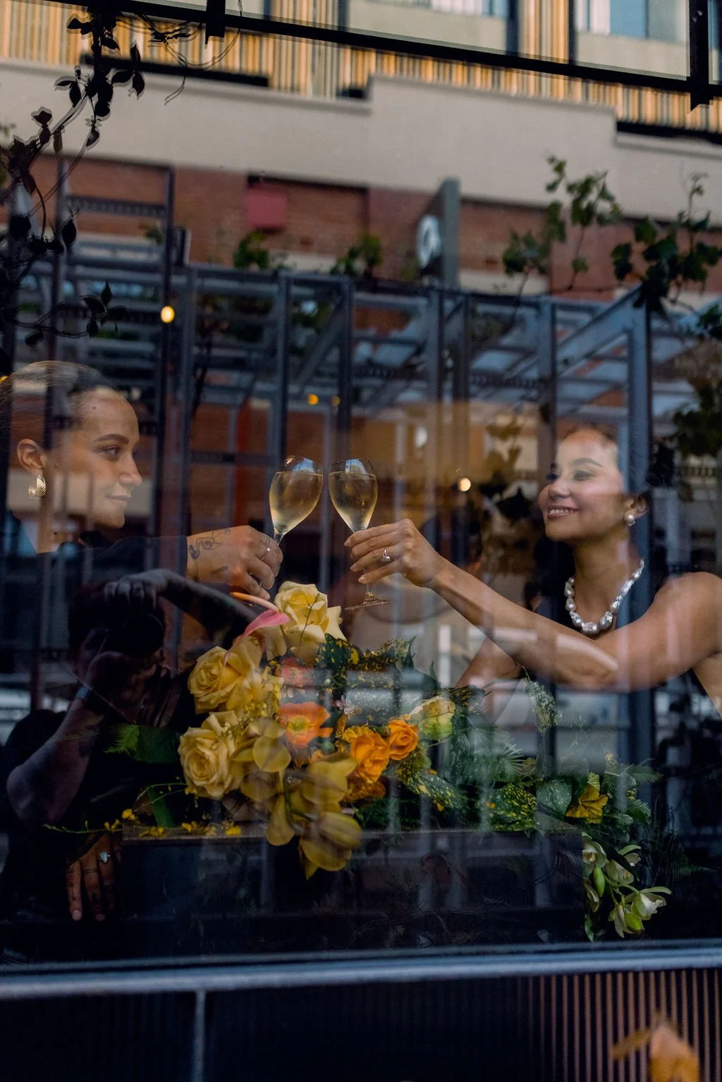 Brides and bouquets through window 3DMShoot-1726.jpg