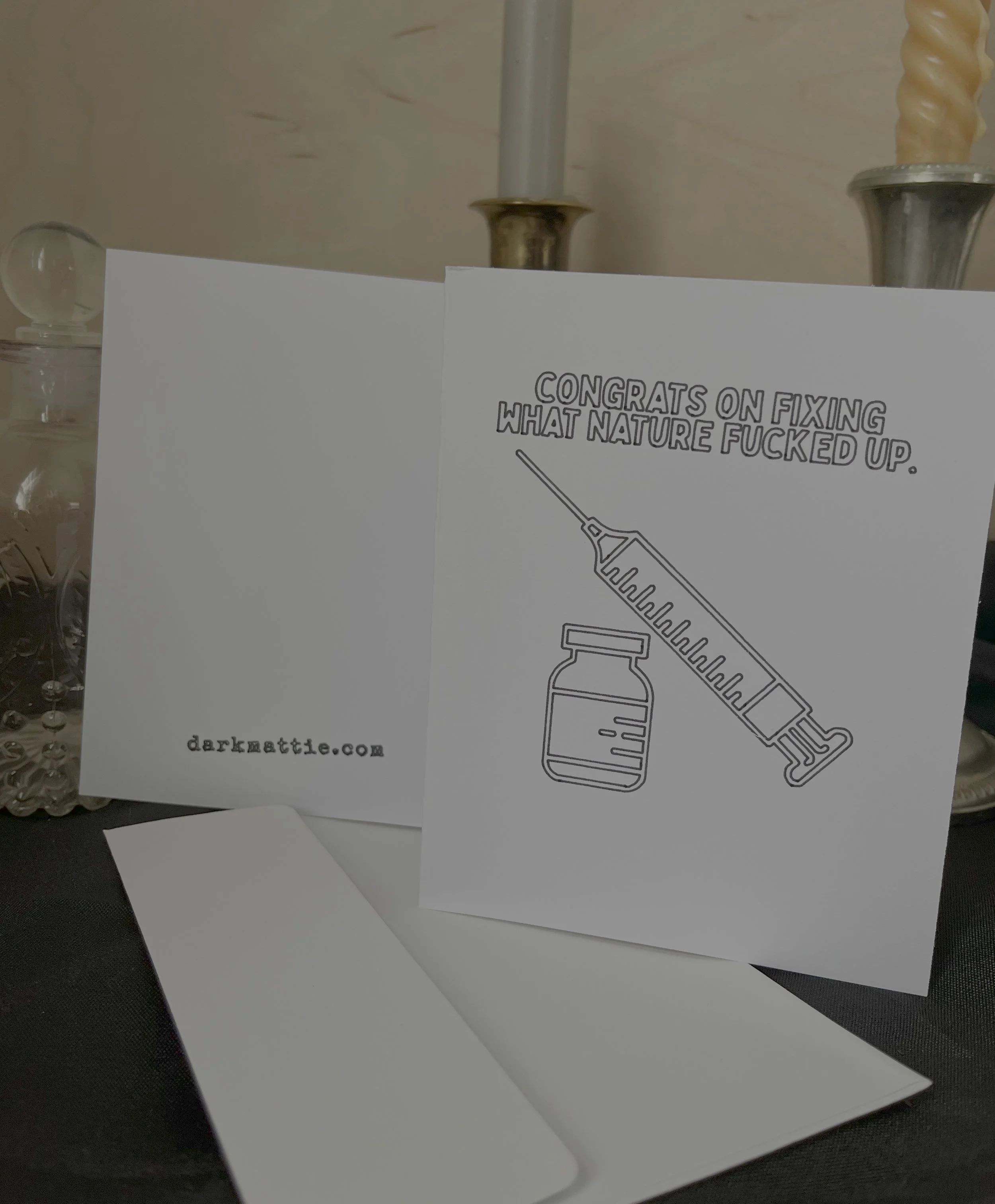 THE T. Greeting card