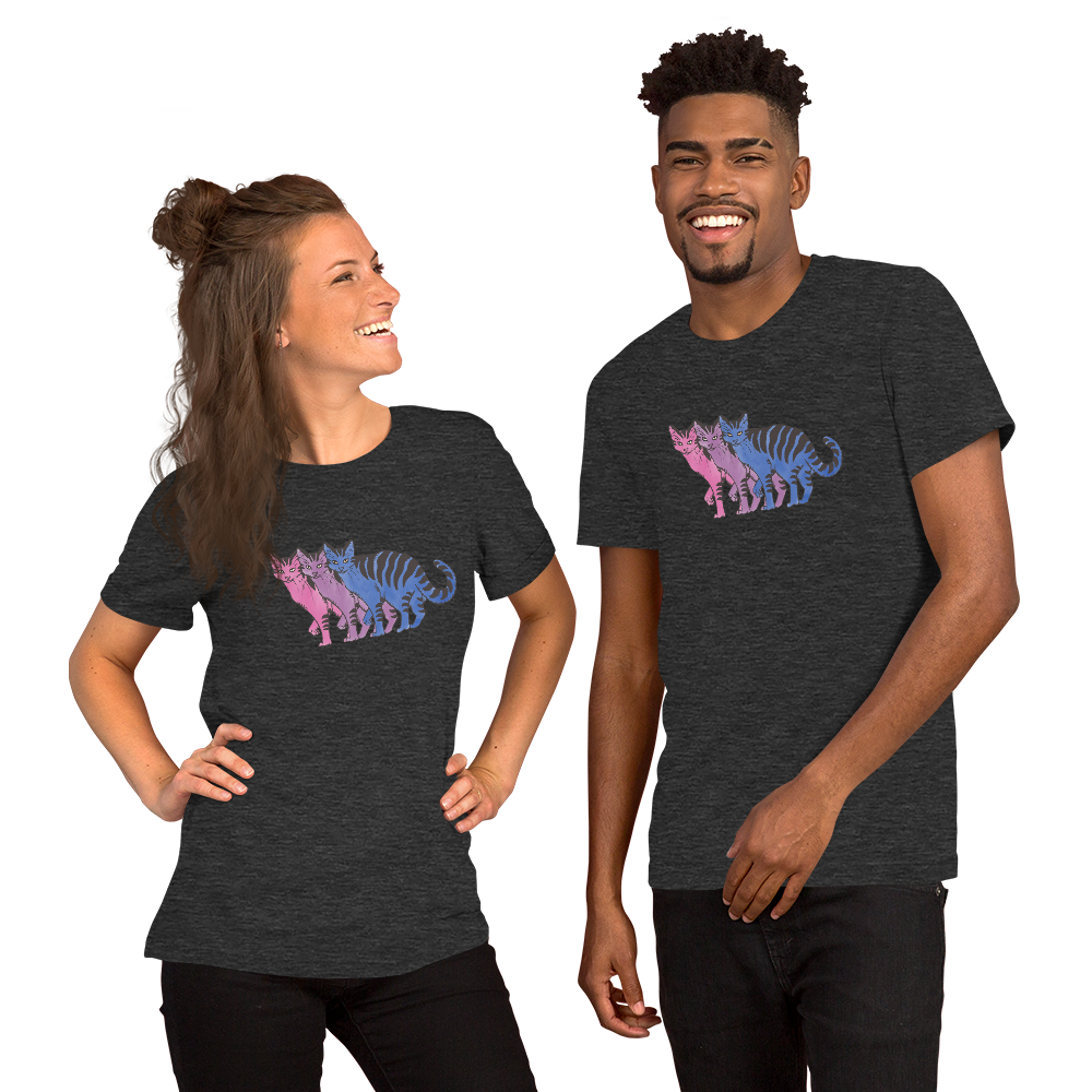 BI-CATS. Unisex t-shirt