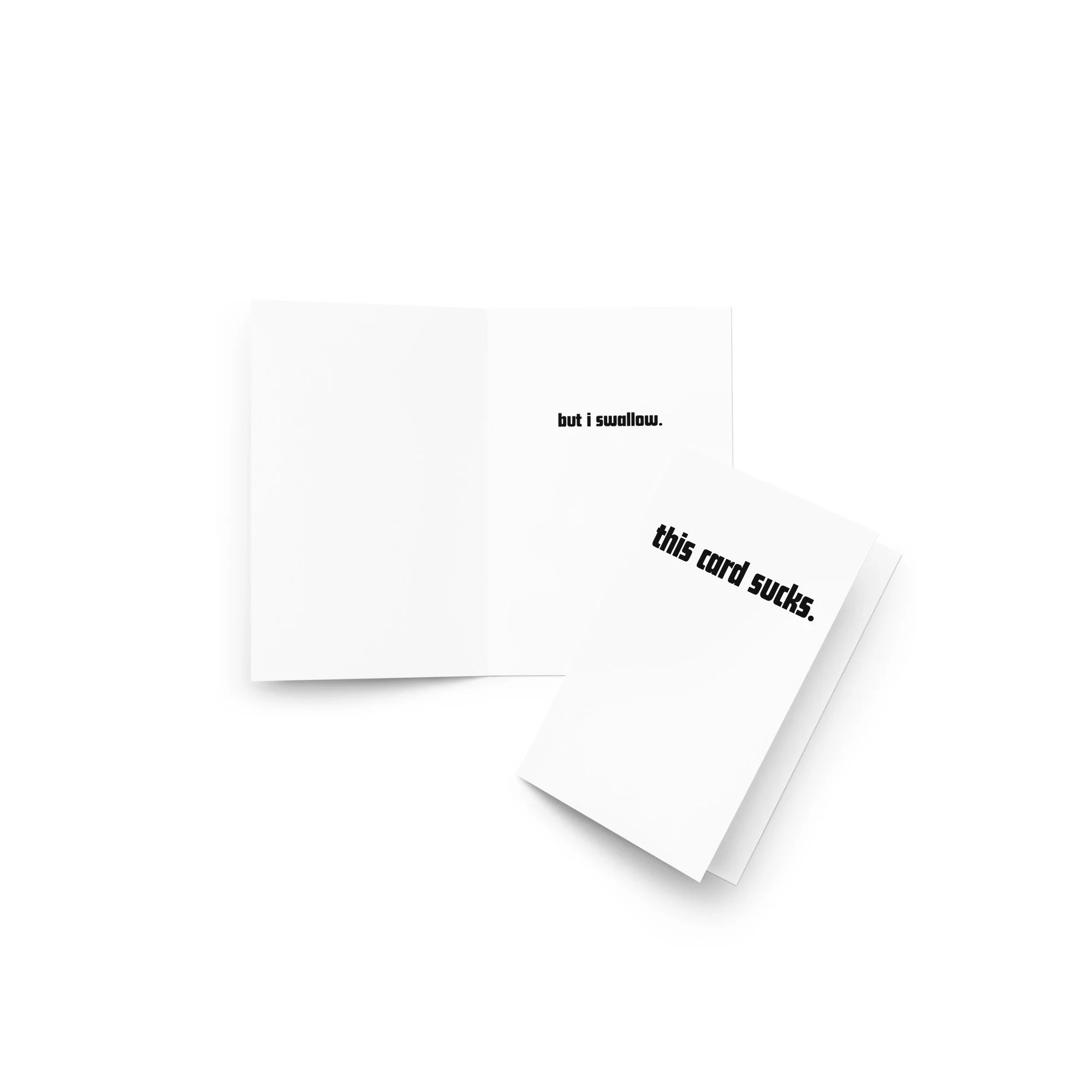 Valentine's Day SUCK. Greeting card