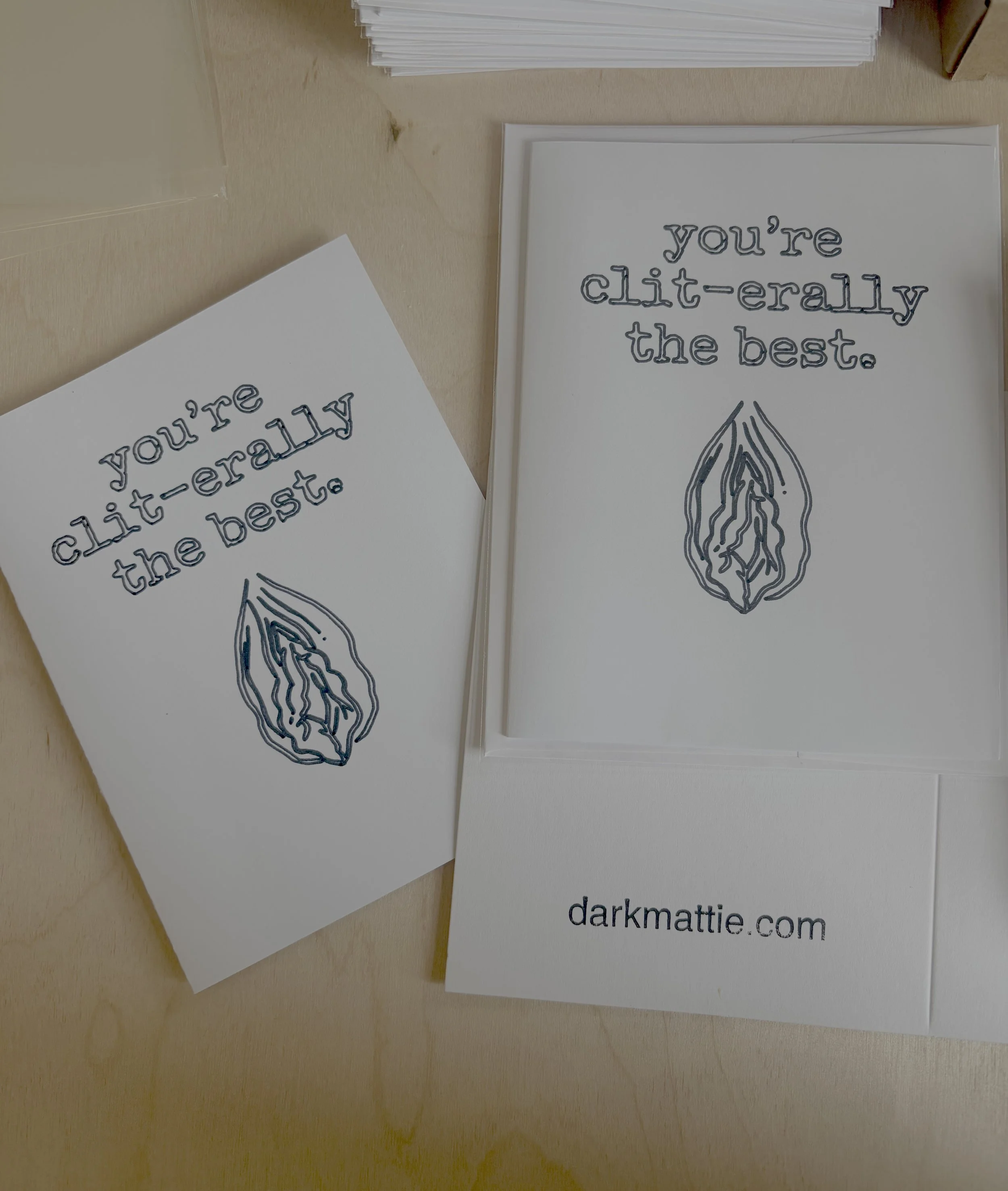 CLiT. Greeting card