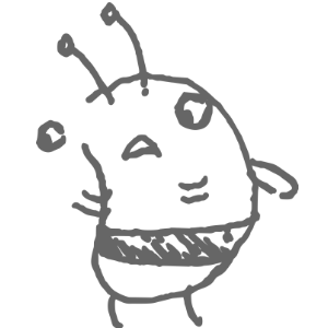 Sad Bee - 4" Sticker