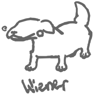Weiner - 4" Sticker