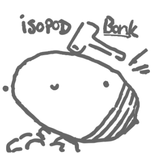 Isopod BONK - 4" Sticker