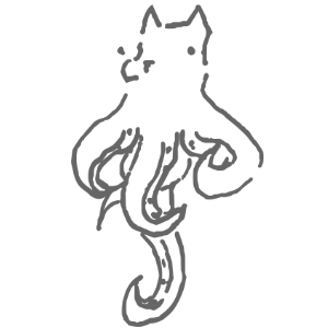 Dogtopus = 4" Sticker