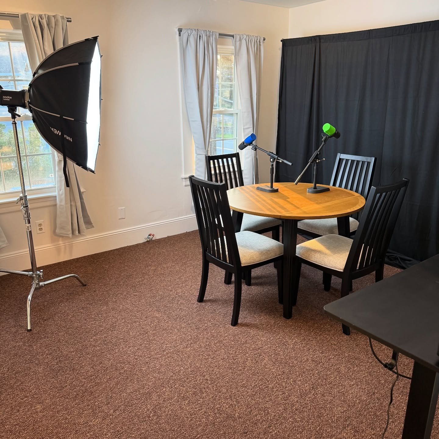 It&rsquo;s a work in progress, but already SO much better! The team has been putting in extra hours to convert this once-yellow monstrosity of an office into a clean, comfortable content studio equipped with all the high-end tech gear. Keep following