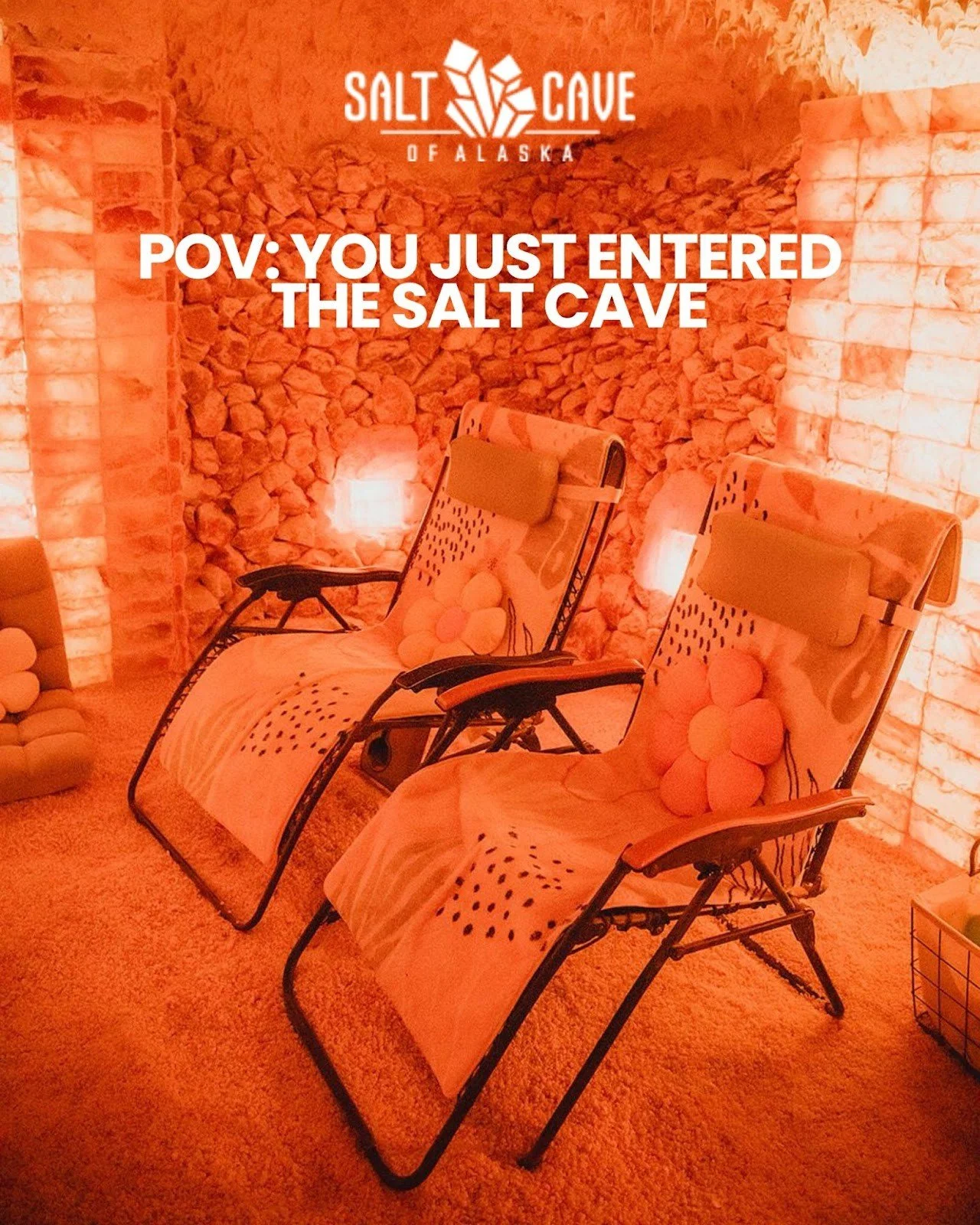 Close your eyes&hellip; imagine stepping into a glowing cave lined with 10,000 pounds of Himalayan salt on walls and the floor. The air feels crisp, your breath feels lighter, and calm washes over you. 🌊

Now open your eyes &mdash; you&rsquo;re in T
