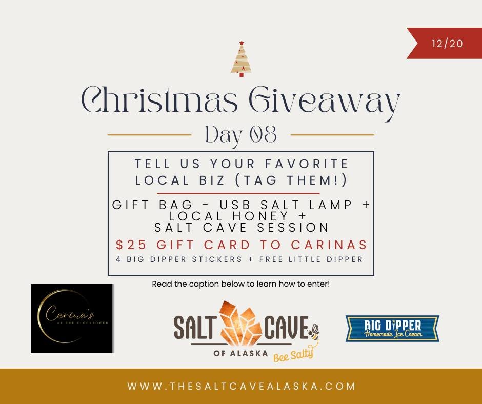🎄🎉 DAY 8 CHRISTMAS GIVEAWAY 🎉🎄

Today we&rsquo;re celebrating LOCAL BUSINESSES &mdash; because supporting each other is what makes this community so special 💛 Tell us your favorite local business and TAG THEM below 👇

🎁 Day 8 Giveaway Gift Bag