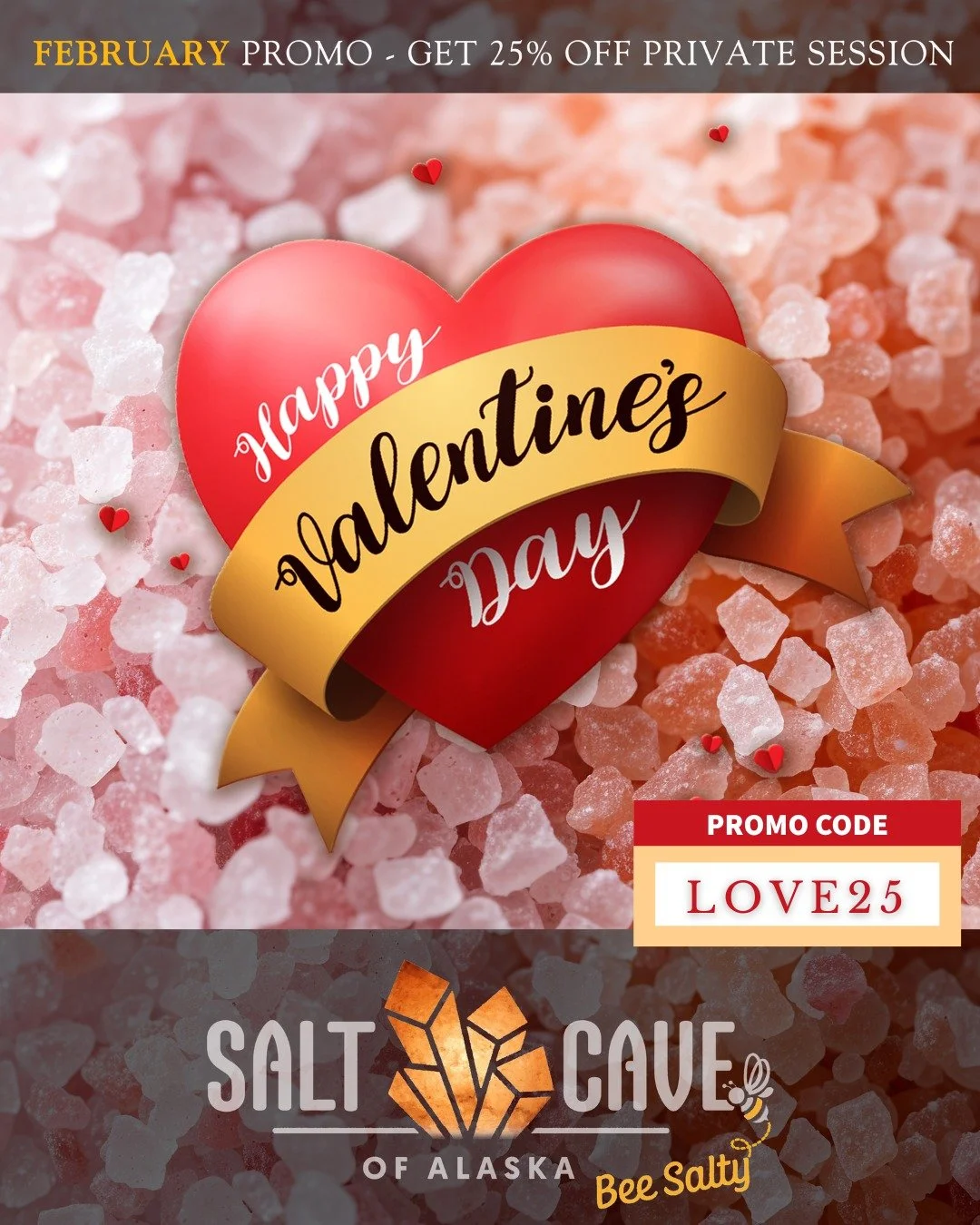 This February, give yourself or your loved ones the gift of calm.
Private sessions are 25% off all month with promo code.

Perfect for recharging, relaxing, and feeling amazing with your loved ones. 

Ideas: we host many types of get togethers.... bo