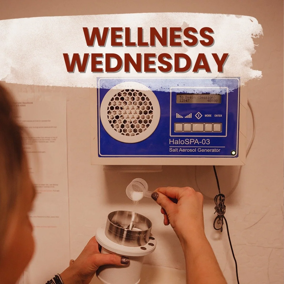 🌿 Wellness Wednesday | Breathe in the Magic 🌿

Step inside and inhale the magic! Our hologenerator disperses tiny salt particles into the air, believed to have anti-inflammatory and antibacterial effects. These particles may support easier breathin