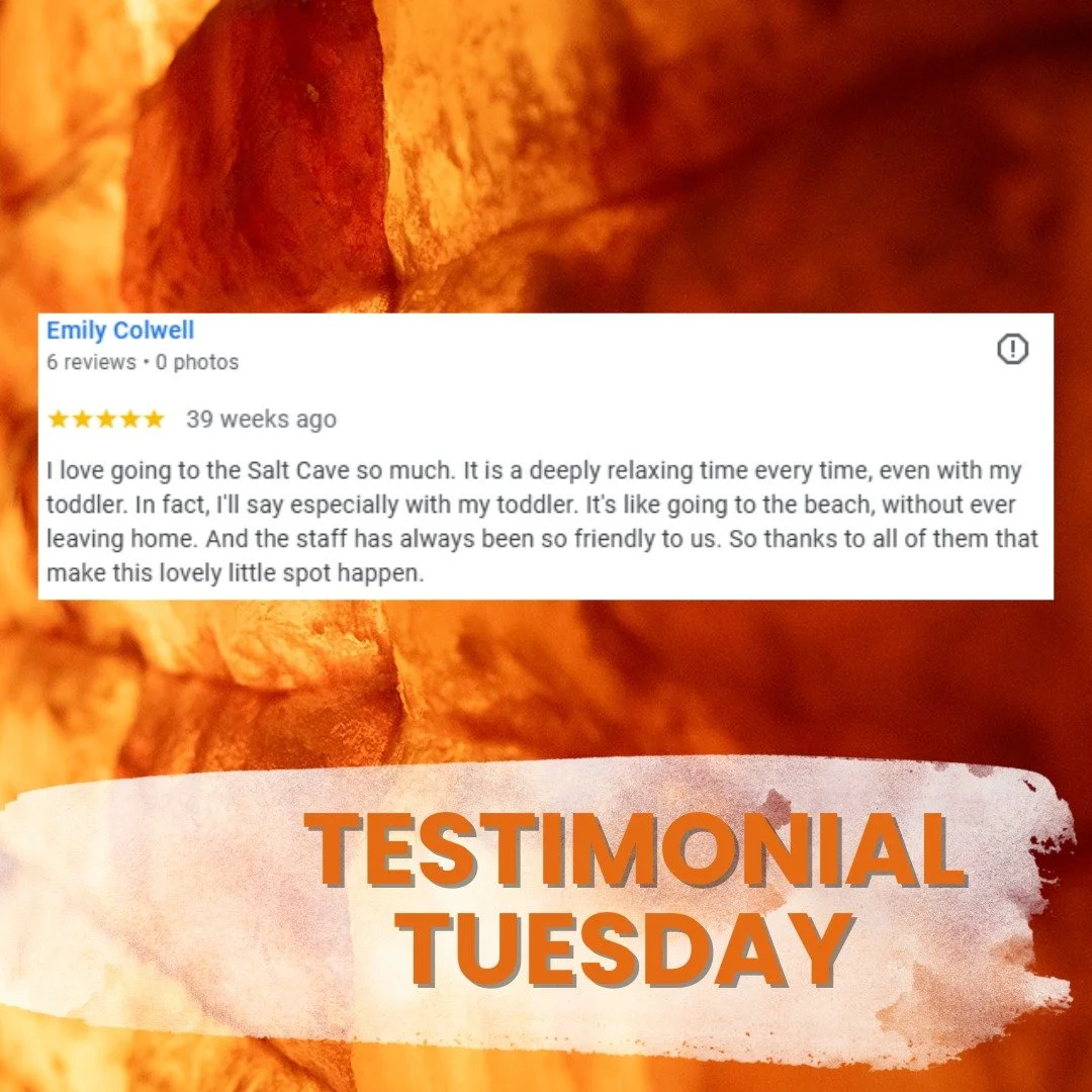 ✨ We Appreciate YOU! ✨ Thank you, Emily!
The Salt Cave wouldn&rsquo;t be the same without our amazing guests. Your reviews help our small business thrive and keep our space peaceful and relaxing for everyone. 💛
Had a great visit? Share it here: Leav