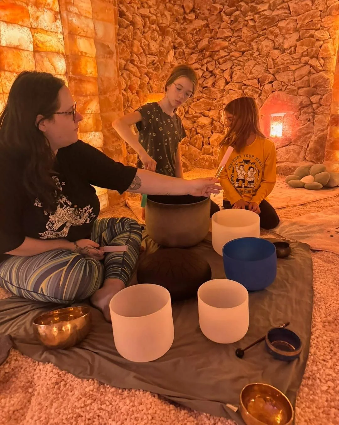 Ever wish your child had a reset button? ✨

This Sunday at 3:15, we&rsquo;re creating a space just for that&hellip;

🎶 Children&rsquo;s Sound Bath inside the Salt Cave

A calming, immersive experience where kids can slow down, listen, and let their 