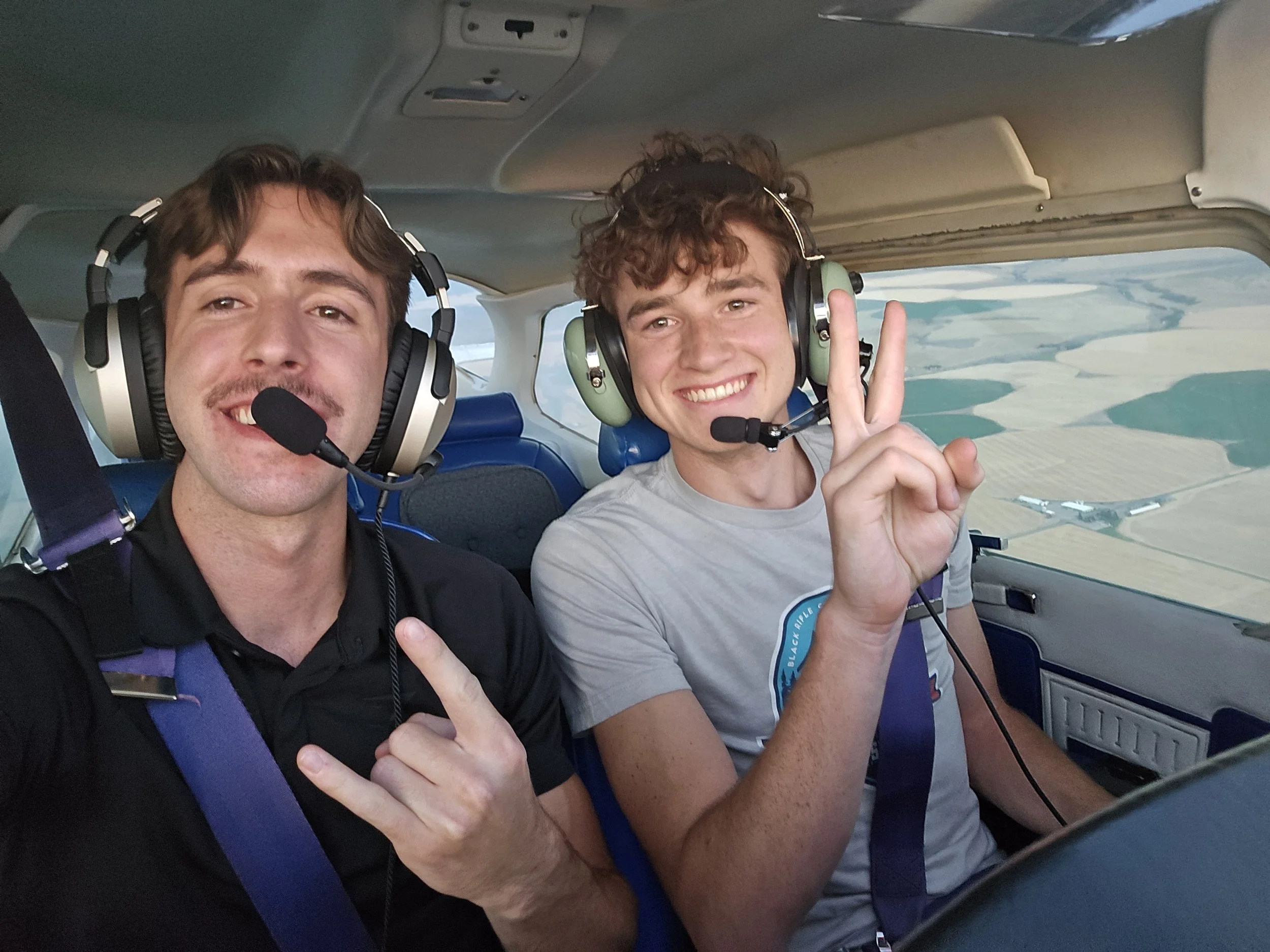 Aviation training, Flight training, student and flight instructor