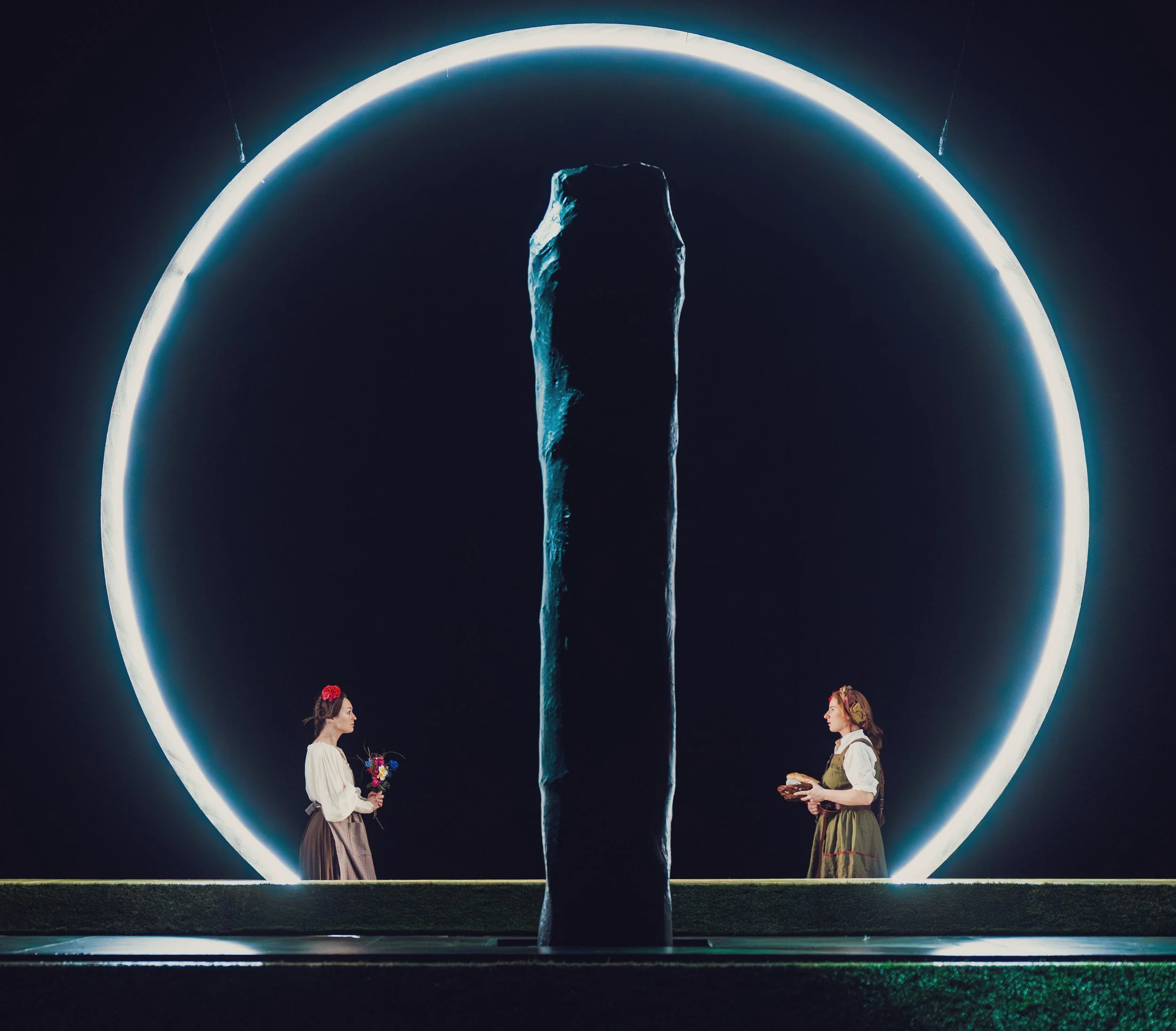 Ainsley Daumler and Jessica Rose in Yerma at NTS Photo: Maxime Cote