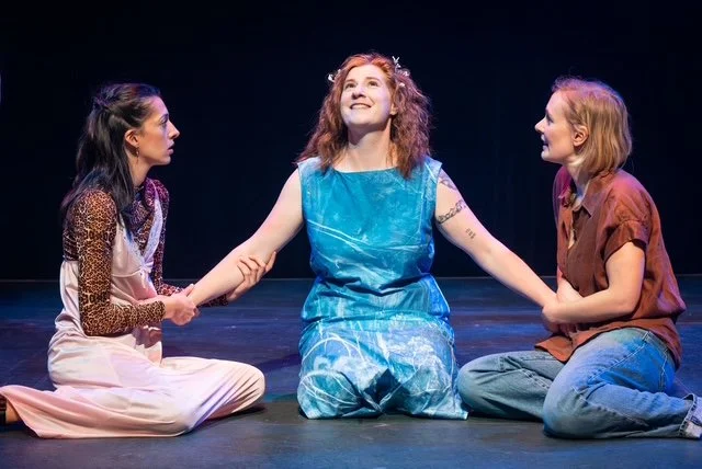 Laurel Fife, Ainsley Daumler, Sophie Mae Reppert in Last Night I Dreamt at NTS. Photo: Maxime Cote