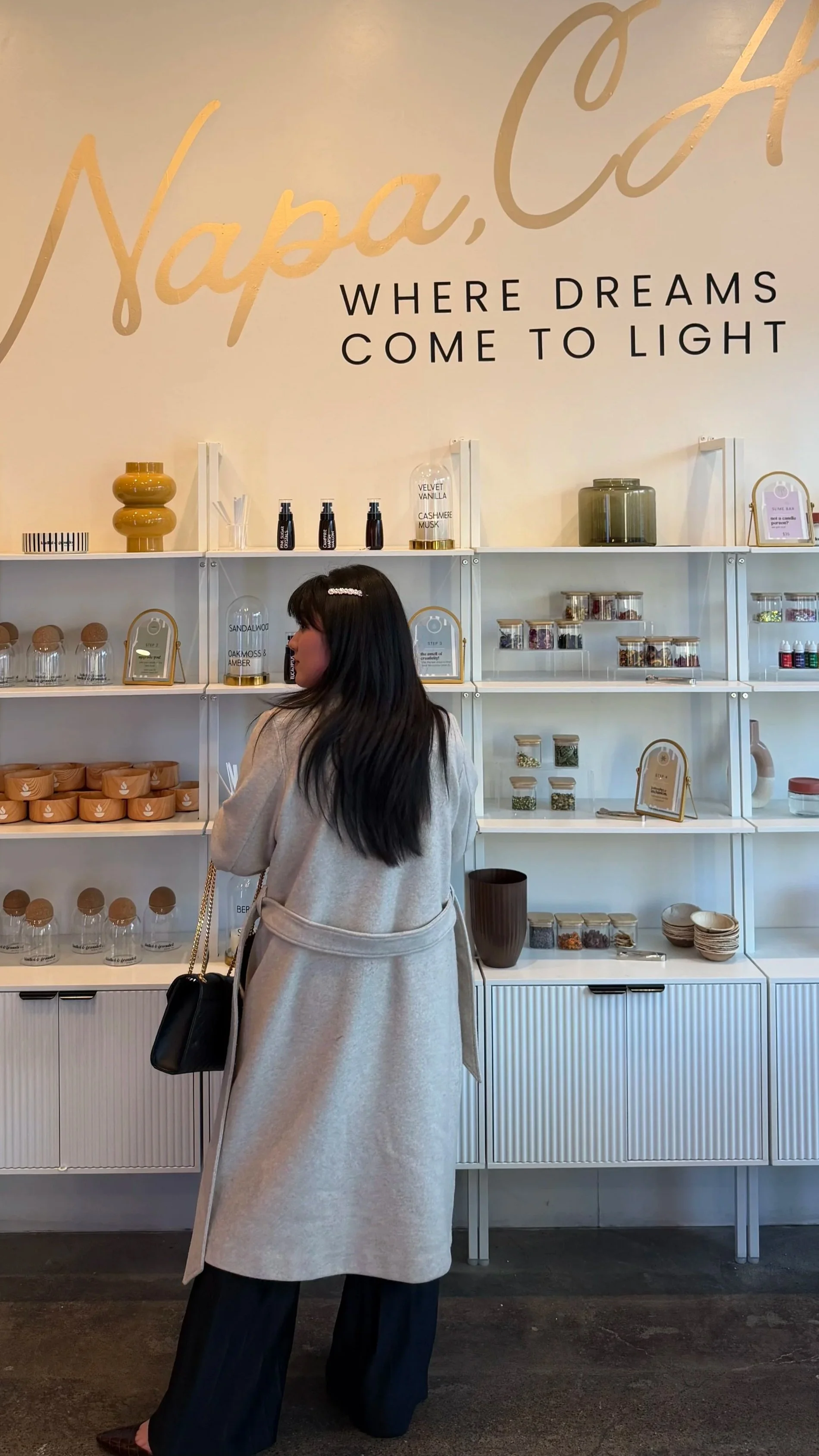 At Kindled & Grounded Coffee in Napa, California