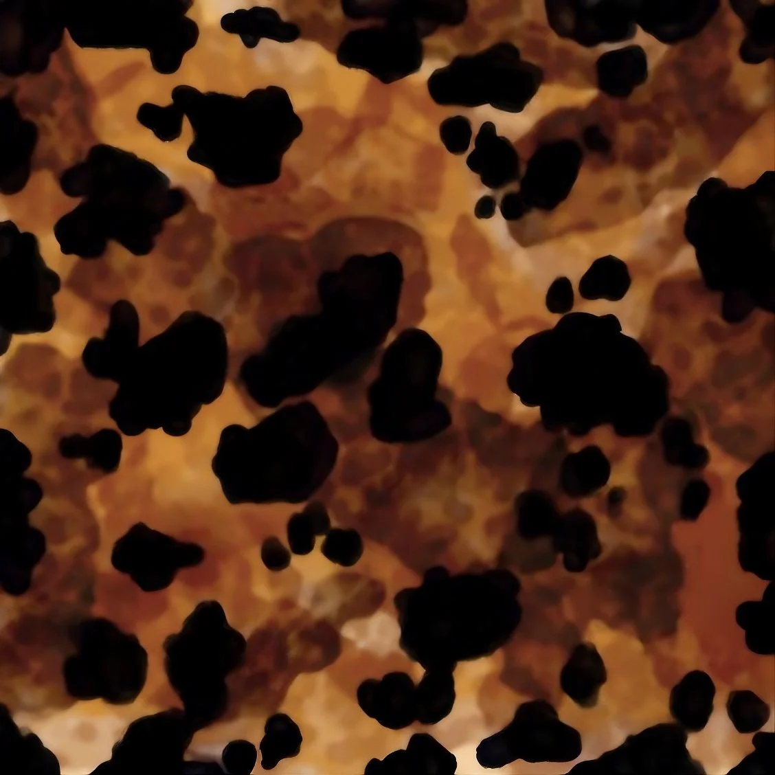 Close-up of a pizza crust topped with melted cheese and scattered black pepper or chili flakes.