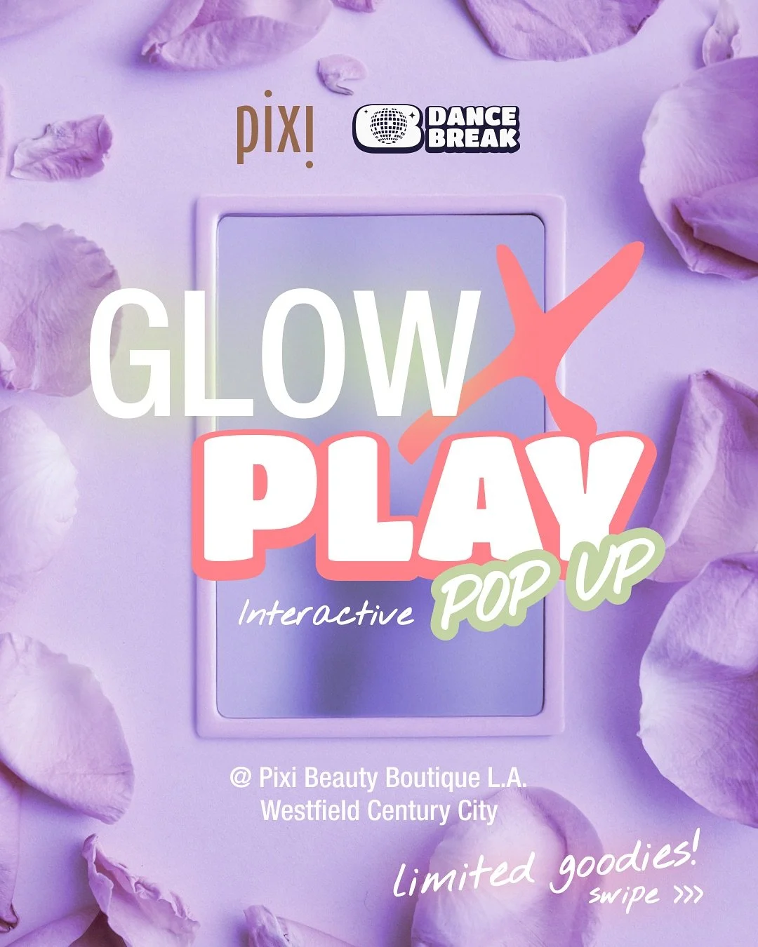Ready to glow like never before? ✨Experience a one-of-a-kind event where beauty meets dance at the Westfield Century City Mall, L.A.!&thinsp;

🔗 in bio // comment for the invite!
 &thinsp;
GLOW X PLAY ZONES &thinsp;
✨ Complementary makeovers/touch-u