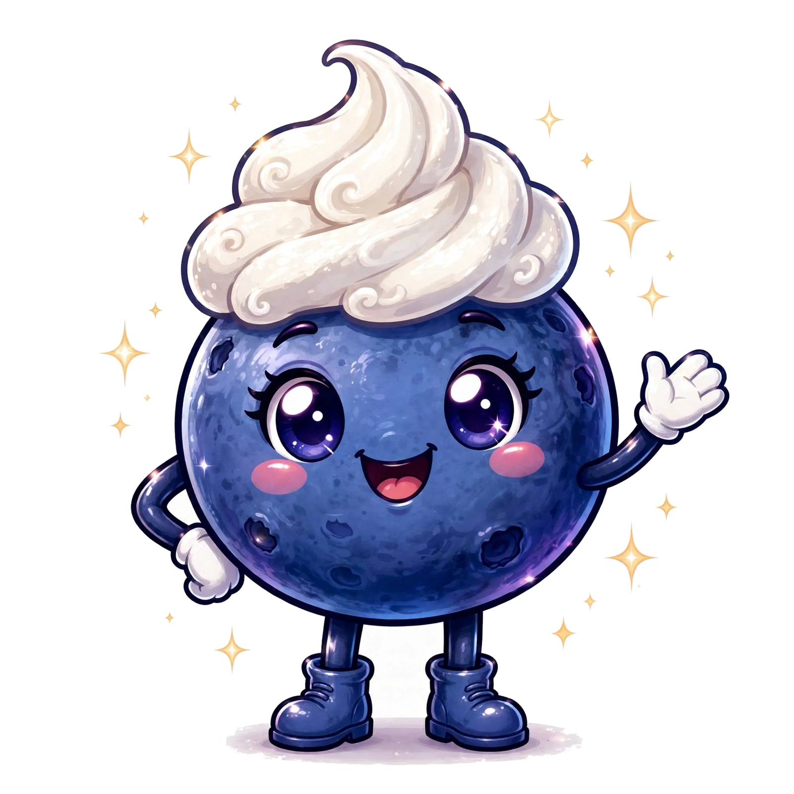 Blueberry and Cream