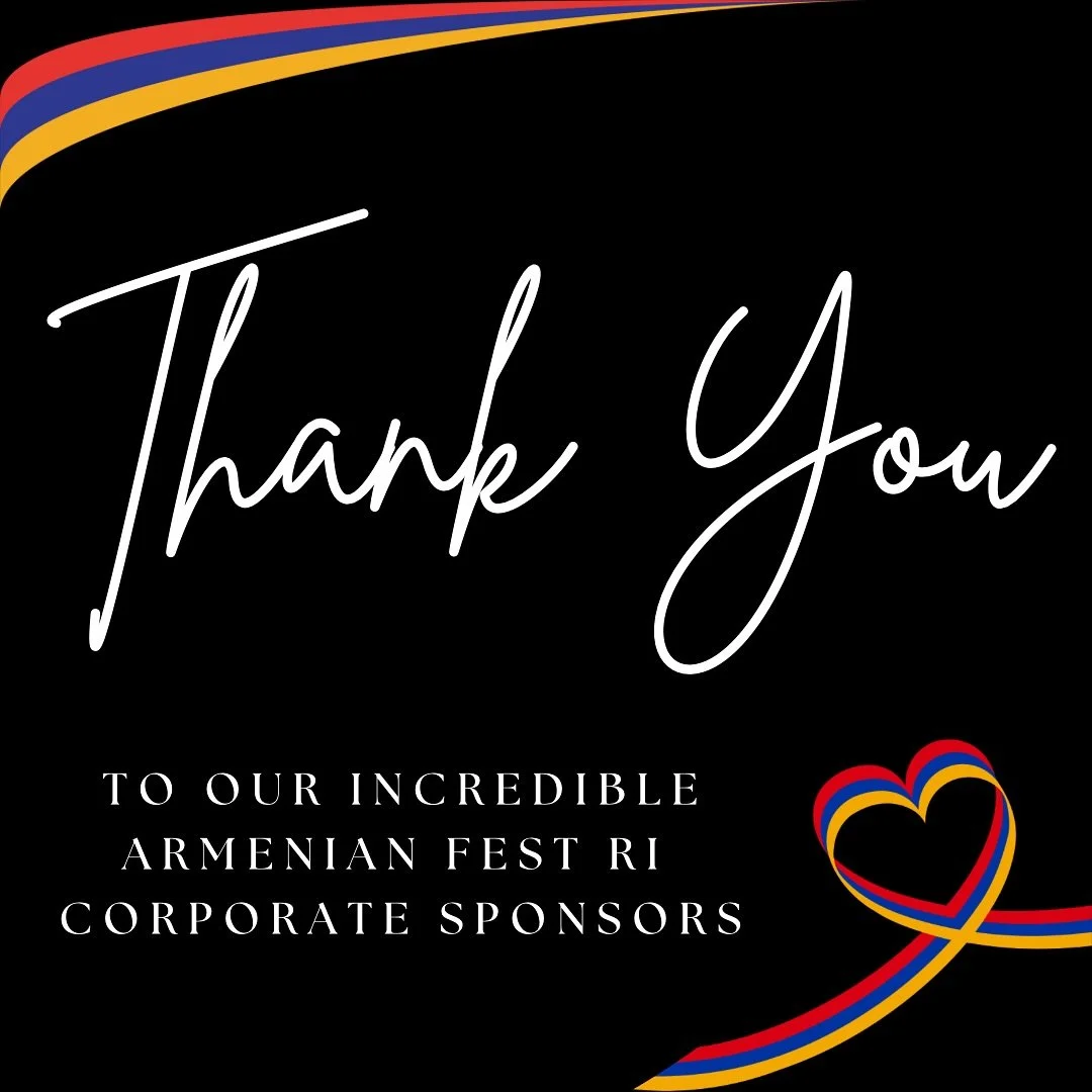 Armenian Fest RI would not be a success without the help of our very generous corporate sponsors! 
Please see the list below 👇🏼
Shore&rsquo;s Fresh Food Market @shoresmarket 
Sonia&rsquo;s Market &amp; Deli @soniasdeli 
You Rake It, We Take It &amp