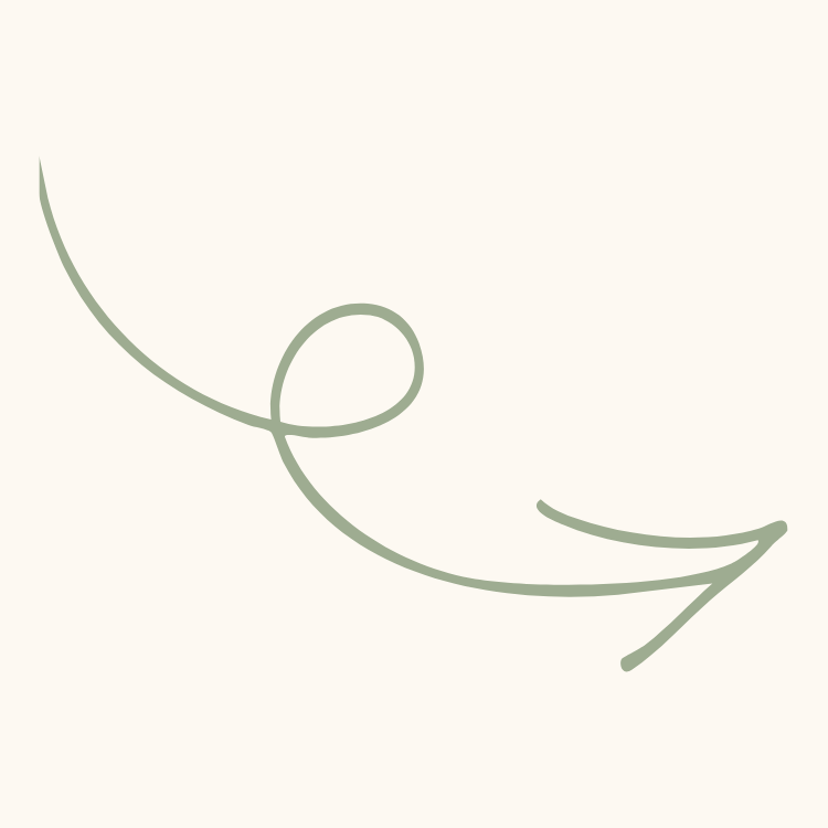 Minimalist arrow directing toward nervous system experiences