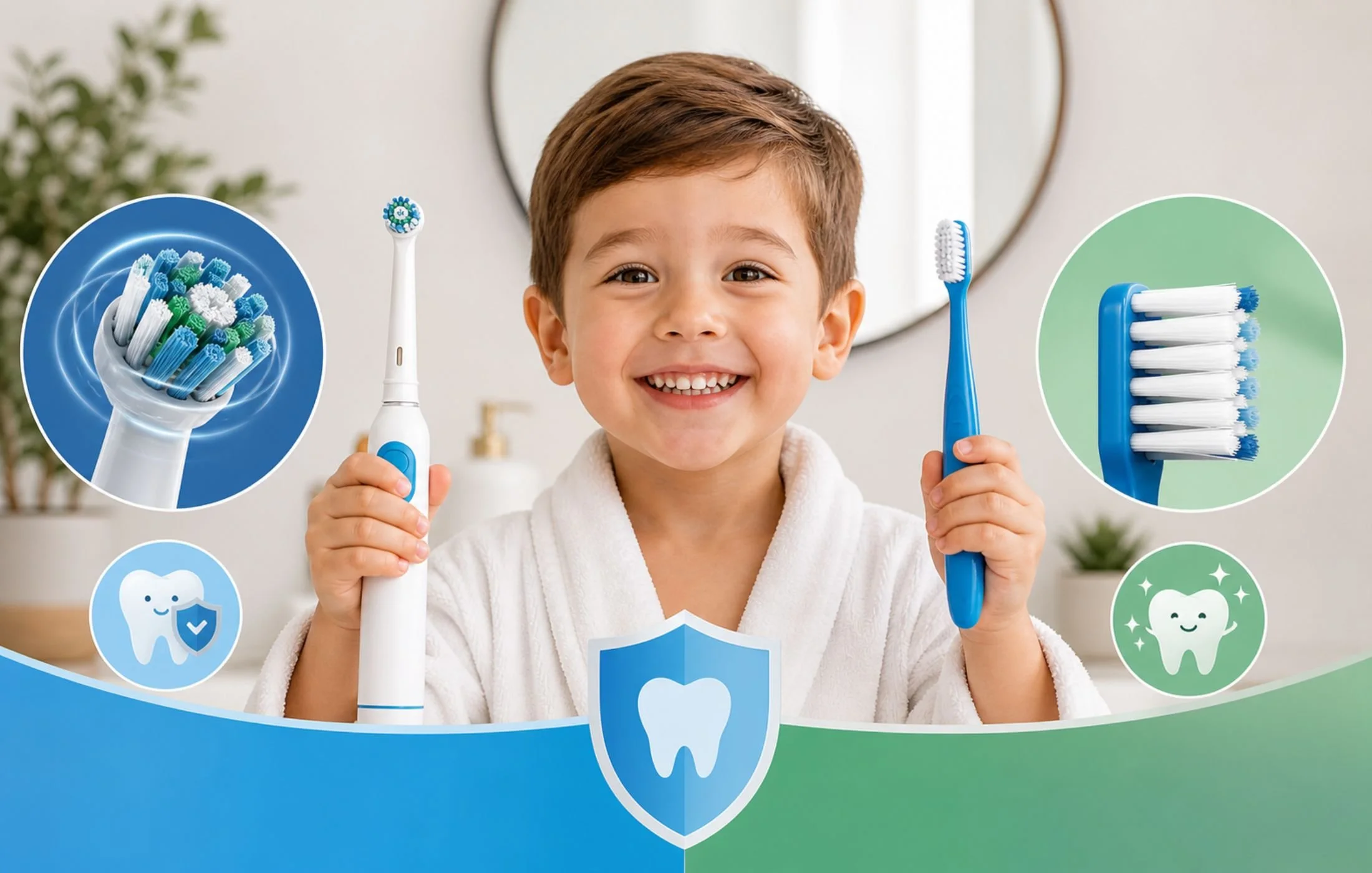 Electric vs Manual Toothbrush: Which Should You Pick for Your Child