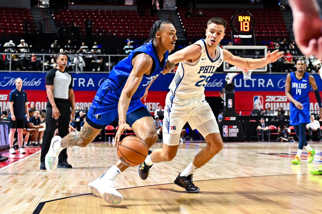 Maxwell Lewis tallies game-high 23 points in 90-82 loss to Sixers