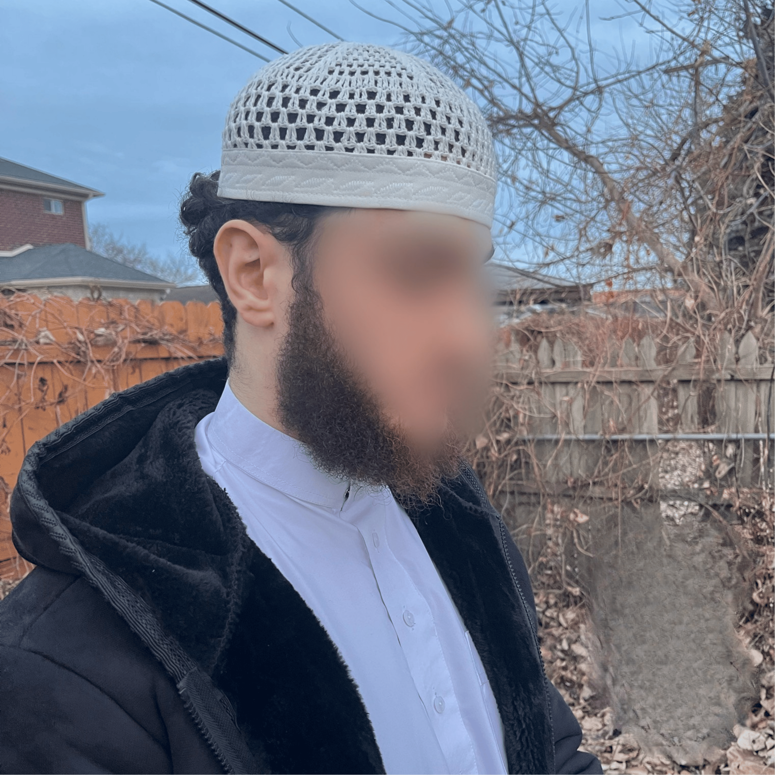 White Masri Kufi (Munasib)