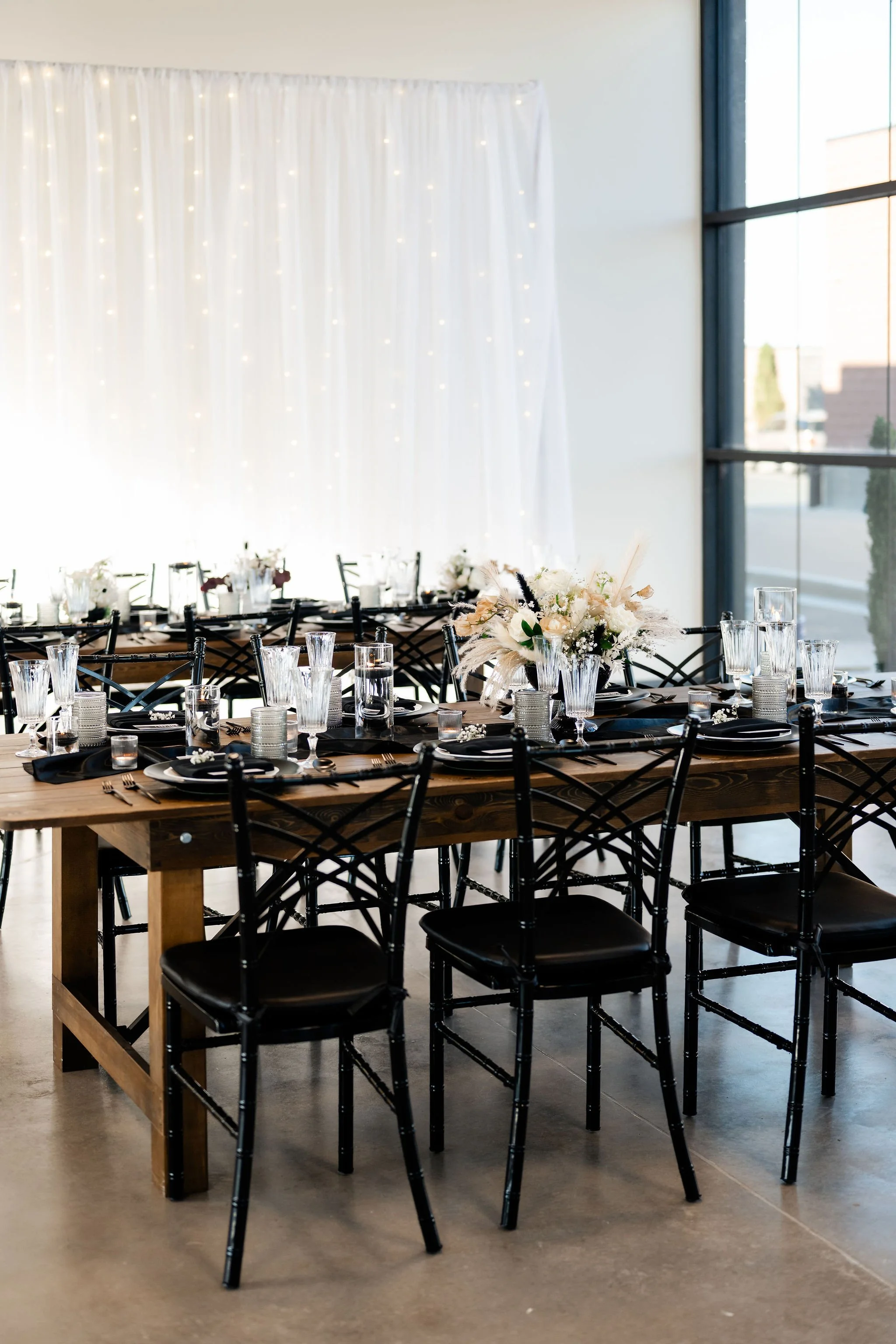 Enchanted hall setup for a wedding or elegant event in Utah