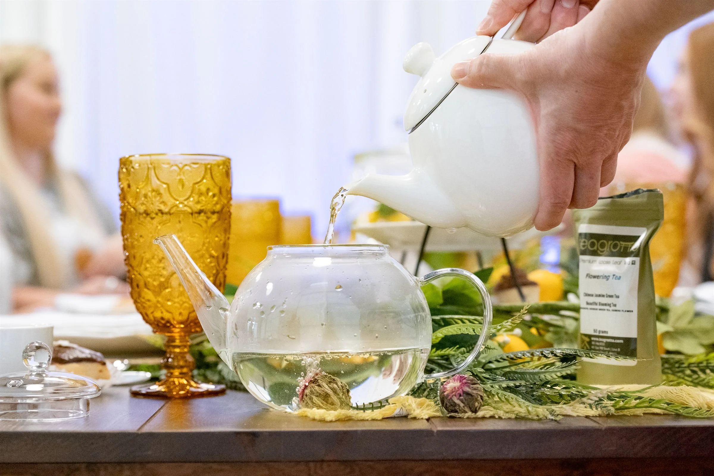 Tea pouring event in Herriman