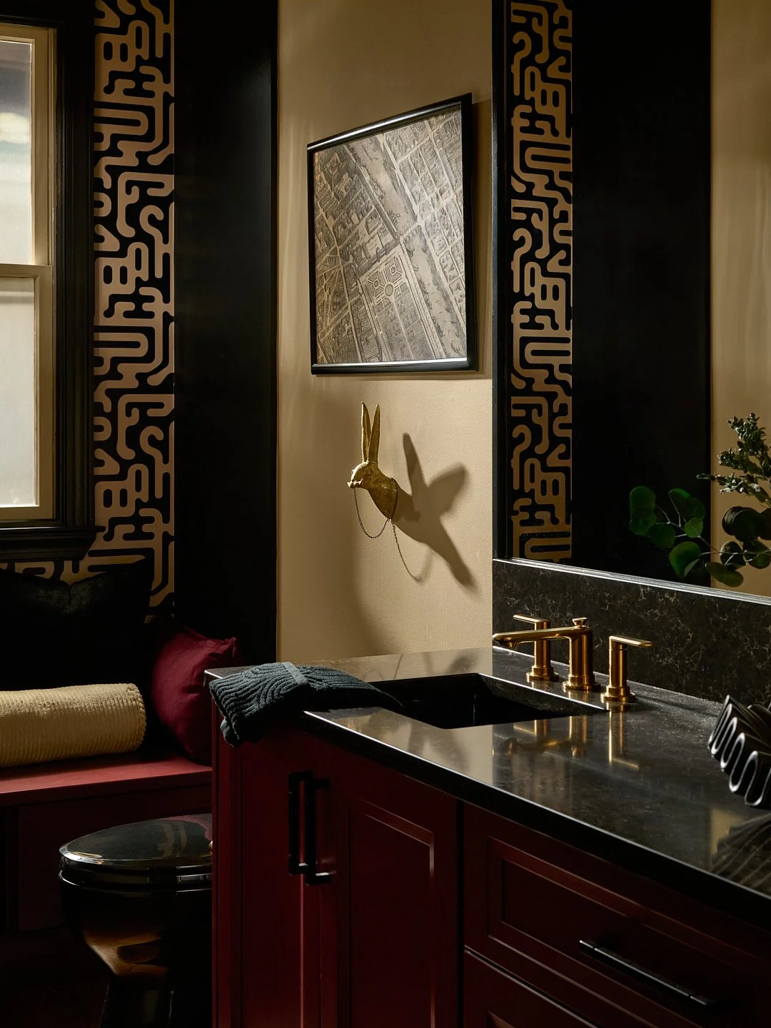 Shooting tight bathrooms is no walk in the park, but some of the most rewarding shots come from really hunting for the angle and figuring out how to squeeze all the lighting gear in.

1: @gramophone_designbuild 
2: @gramophone_designbuild 
3: @gramop