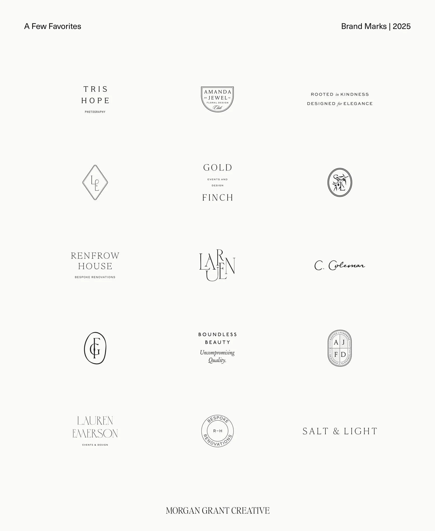 A Few Favorites | 2025

I probably say this at the close of every year, but this has been one of my favorite years in business by far. A year full of growth, learning, letting go, and meaningful collaboration.

This small collection highlights a few 