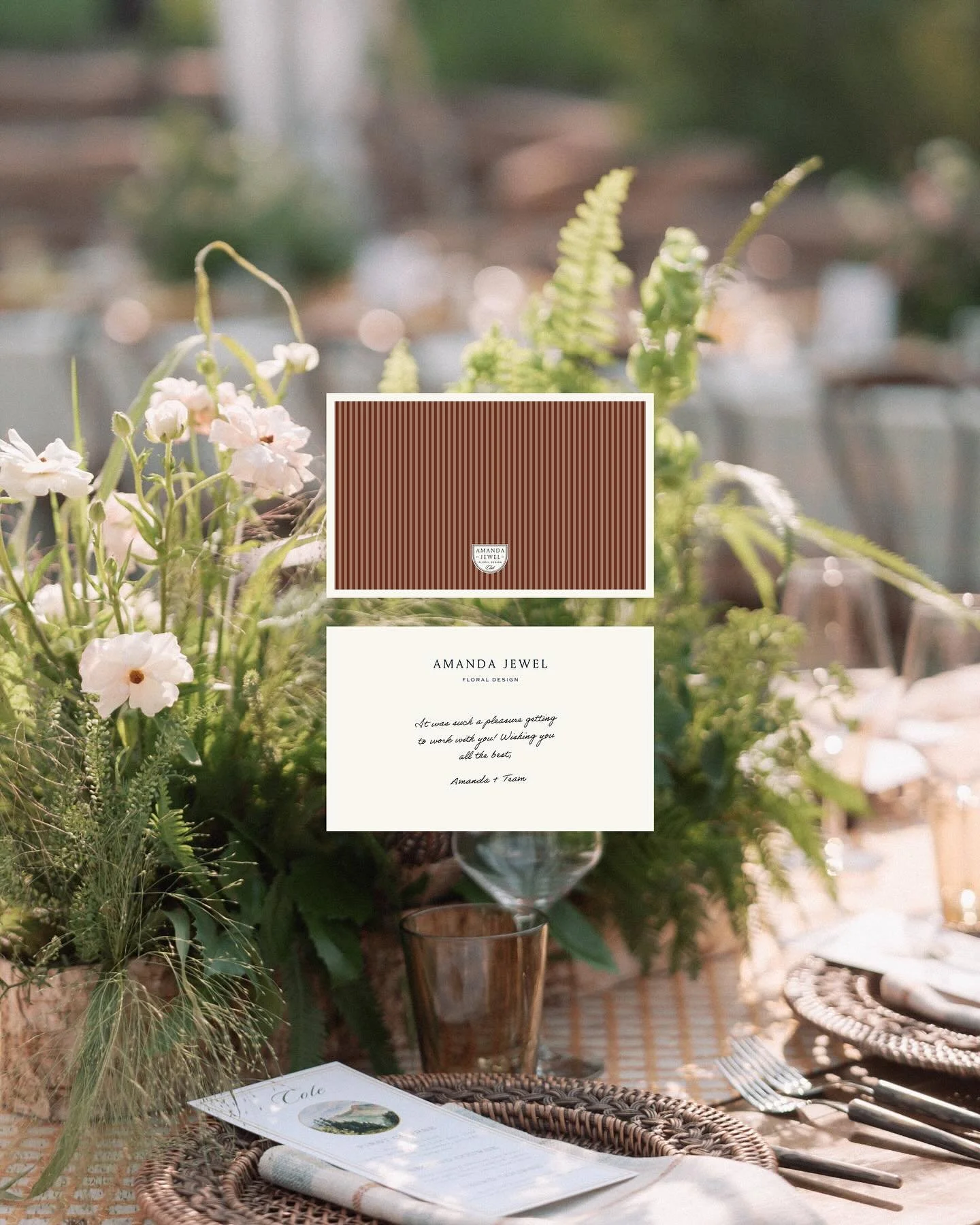 So excited about the launch of a new visual identity and website for @amandajewelfloraldesign &mdash; a floral and design studio rooted in kindness, designed for elegance, and trusted for delivering elevated floral design to their clients.

From the 