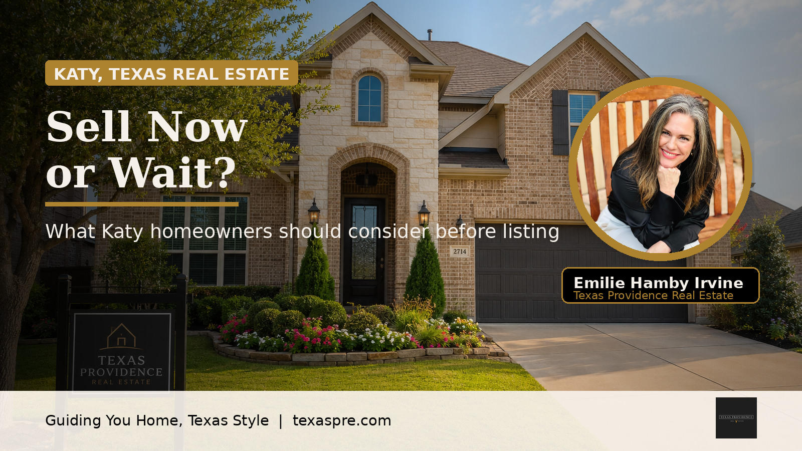 Should You Sell Your Home Now or Wait in Katy, Texas?