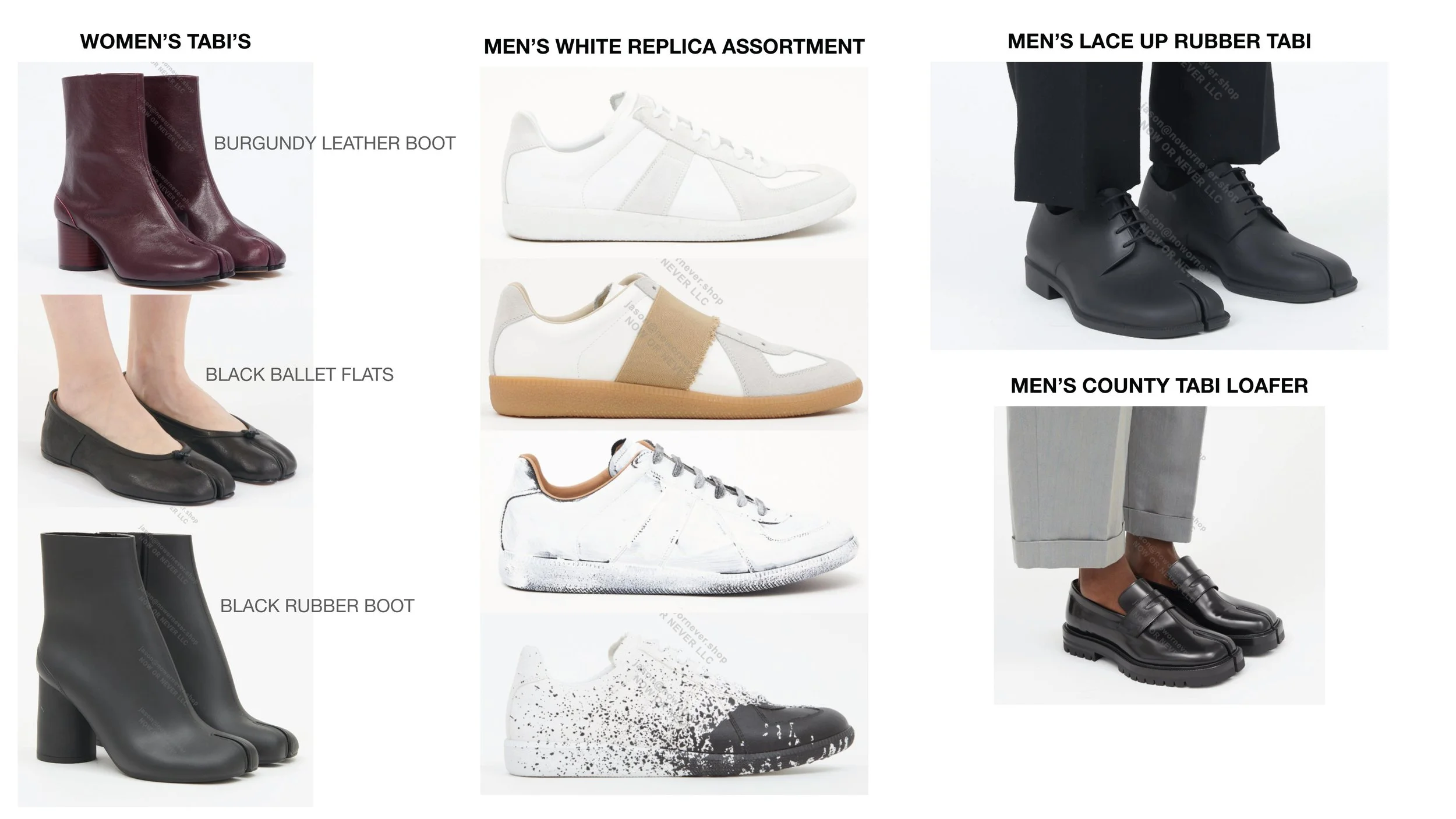 MAISON MARGIELA FOOTWEAR
FALL 24 BUY