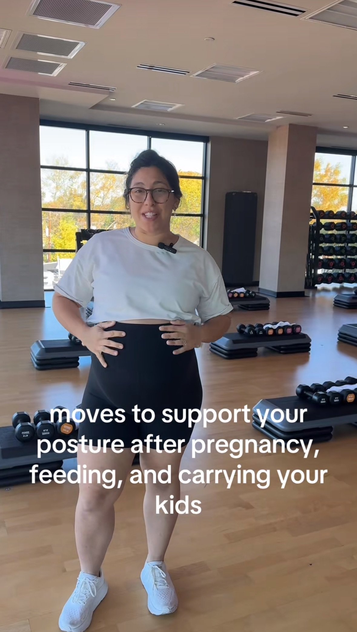 Postpartum upper body workout