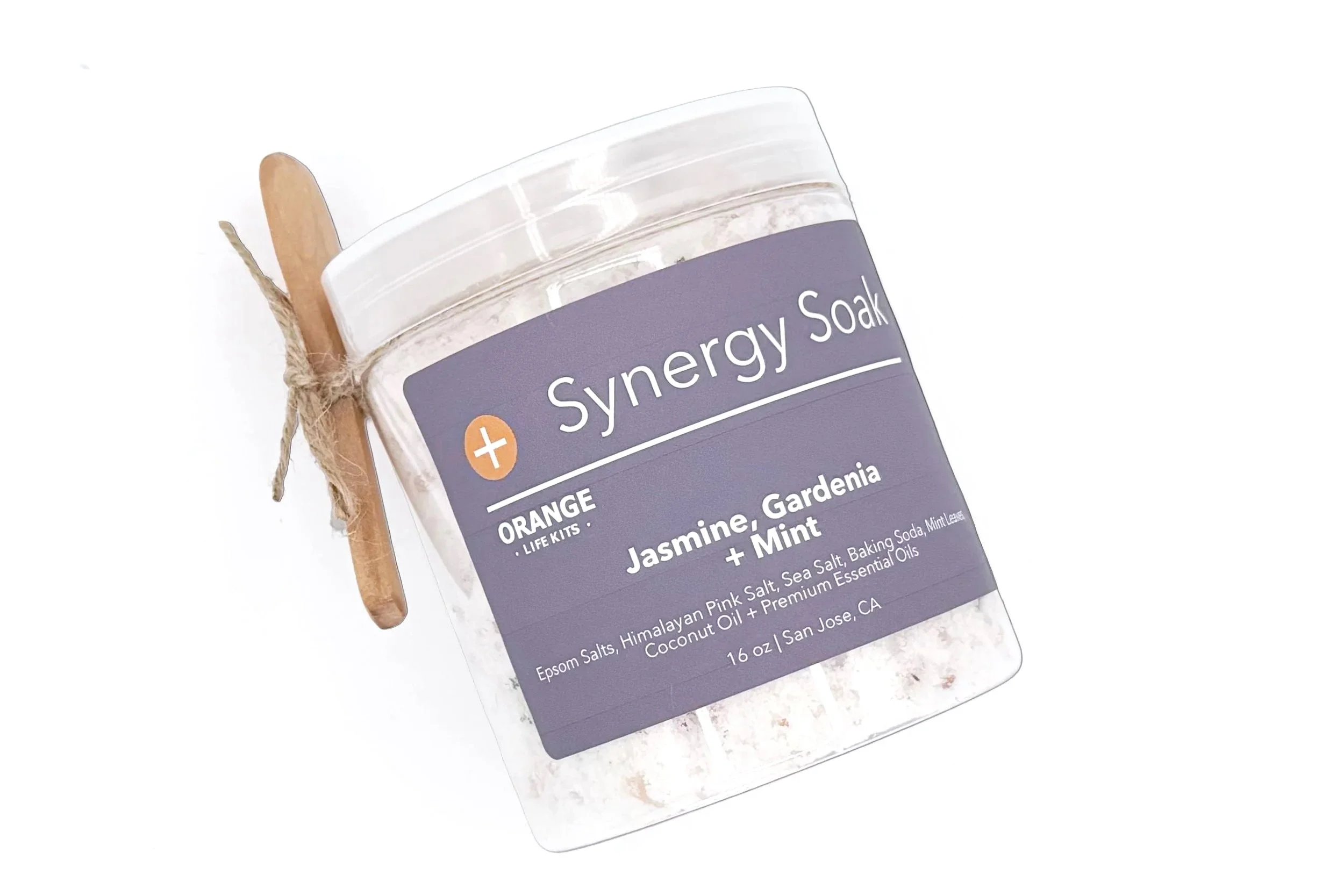 Synergy Soak Bath Salts | Jasmine, Gardenia + Mint | | The ’S’ Collection | 16 oz