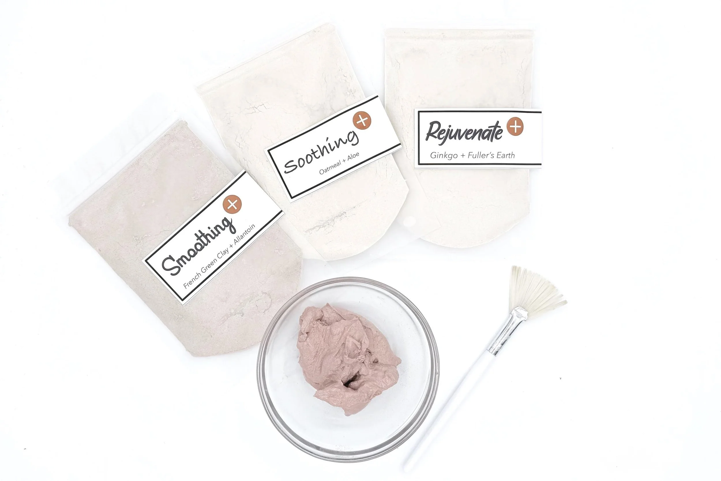 Sensitive + Calming Facial Mask Collection | Soothing Mask, Smoothing Mask + Rejuvenating Mask