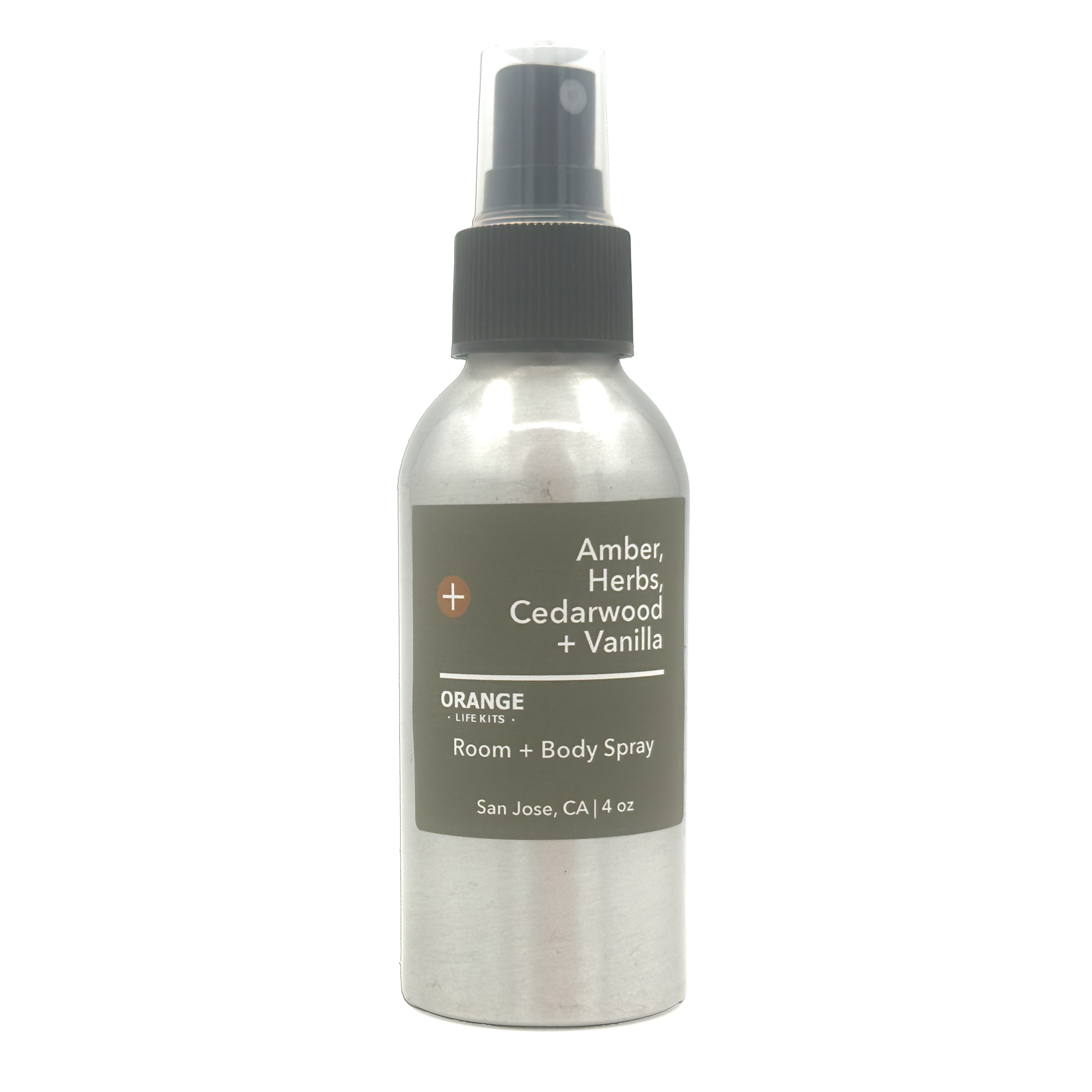 Amber, Herbs, Cedarwood + Vanilla Room Spray | Soft + Earthy | 4 oz