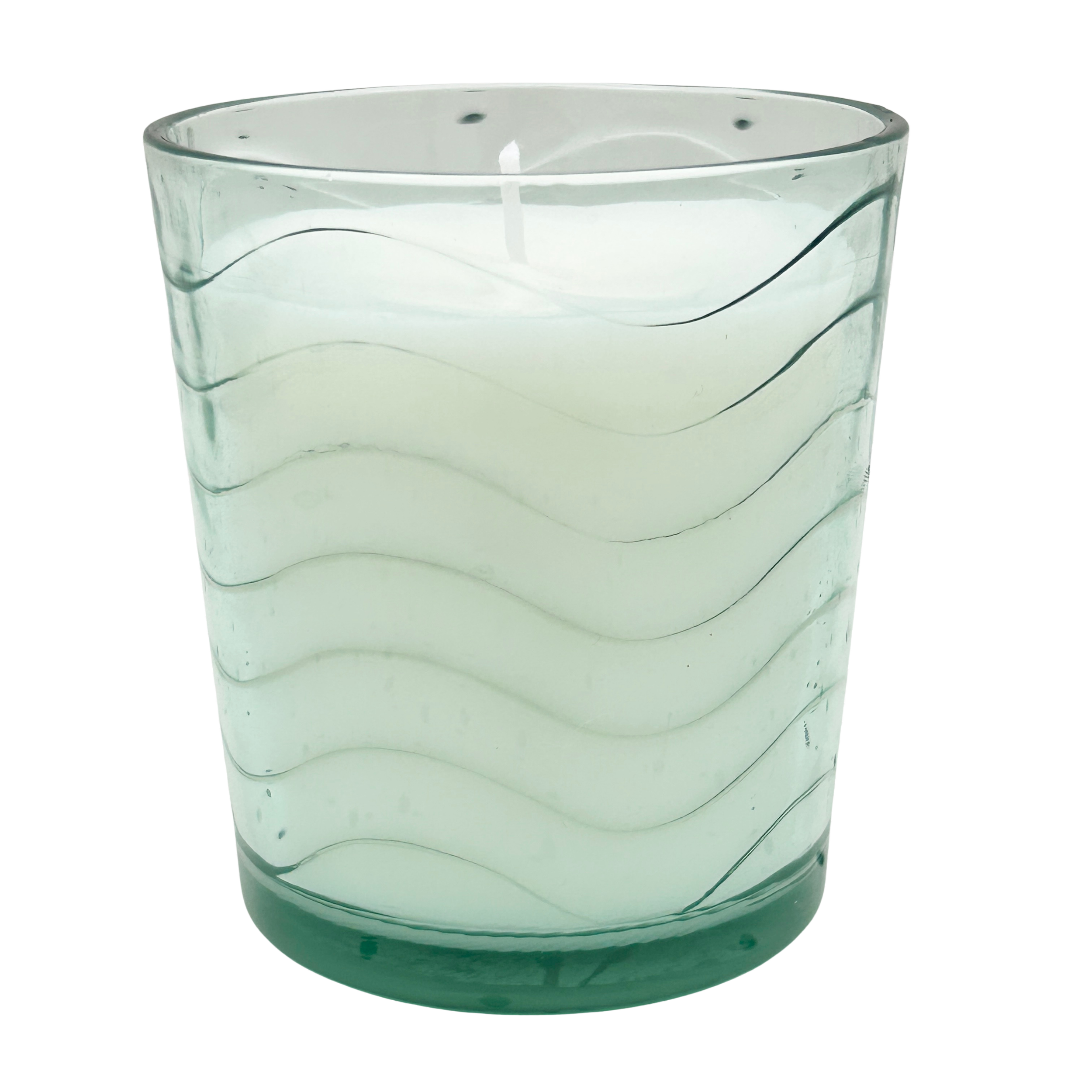 Salty Air + Soft Florals | Vintage Glassware Scented Candle | Sea Salt, Jasmine, Bergamot + Musk