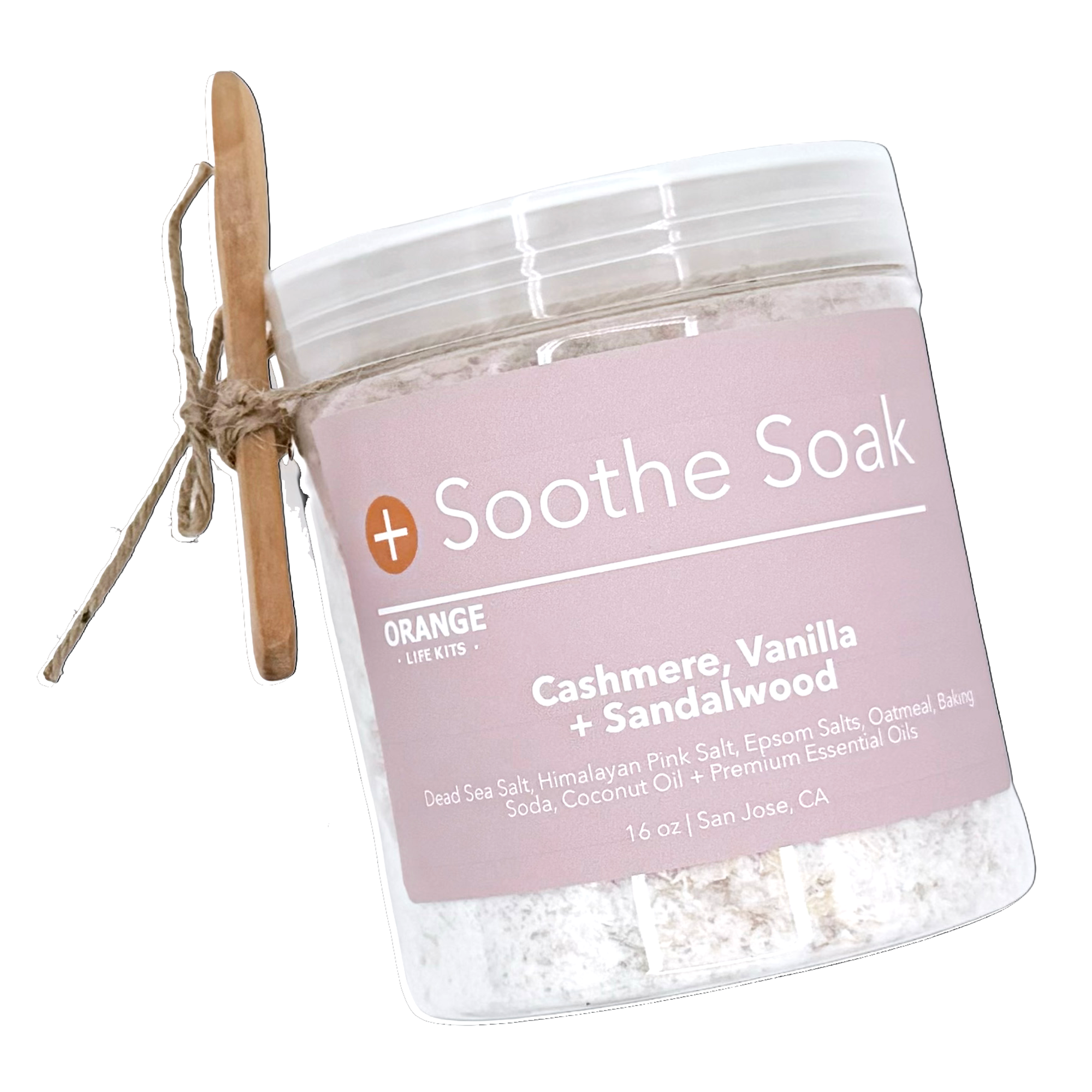 Soothe Soak Bath Soak | Cashmere, Vanilla + Sandalwood | The ’S’ Collection | 16 oz